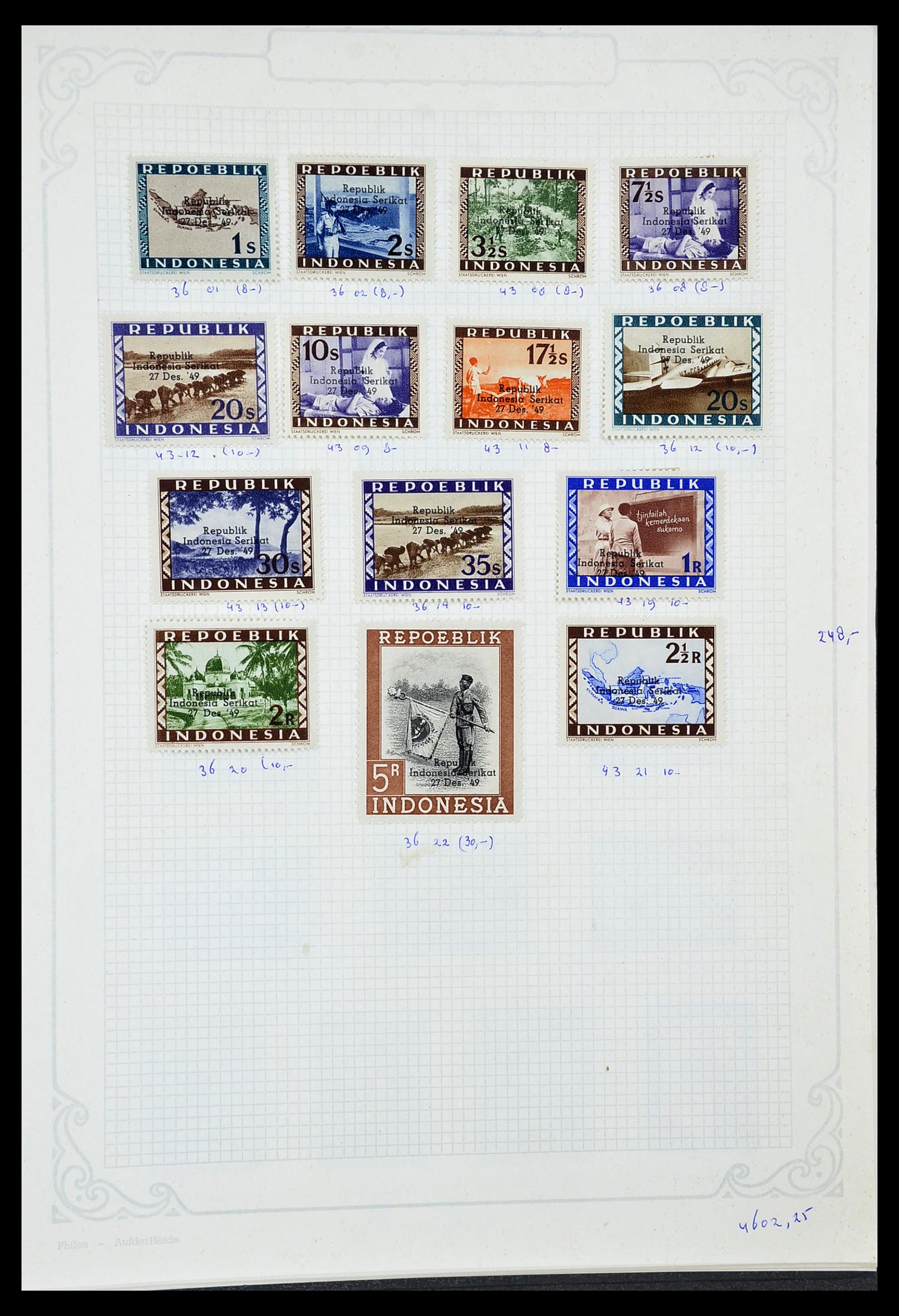 34545 196 - Postzegelverzameling 34545 Japanse Bezetting Nederlands Indië en inte
