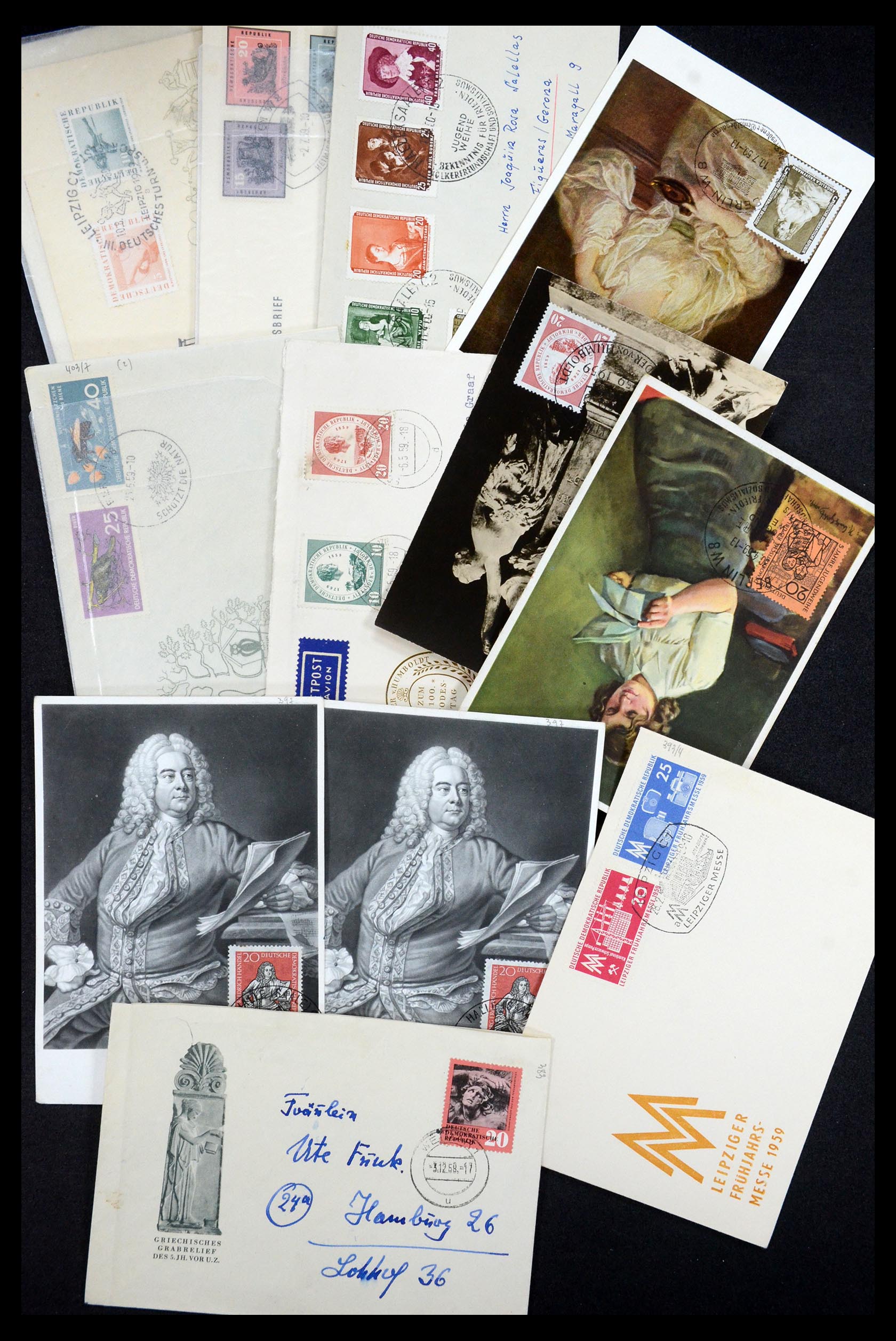 34546 002 - Postzegelverzameling 34546 Wereld brieven.