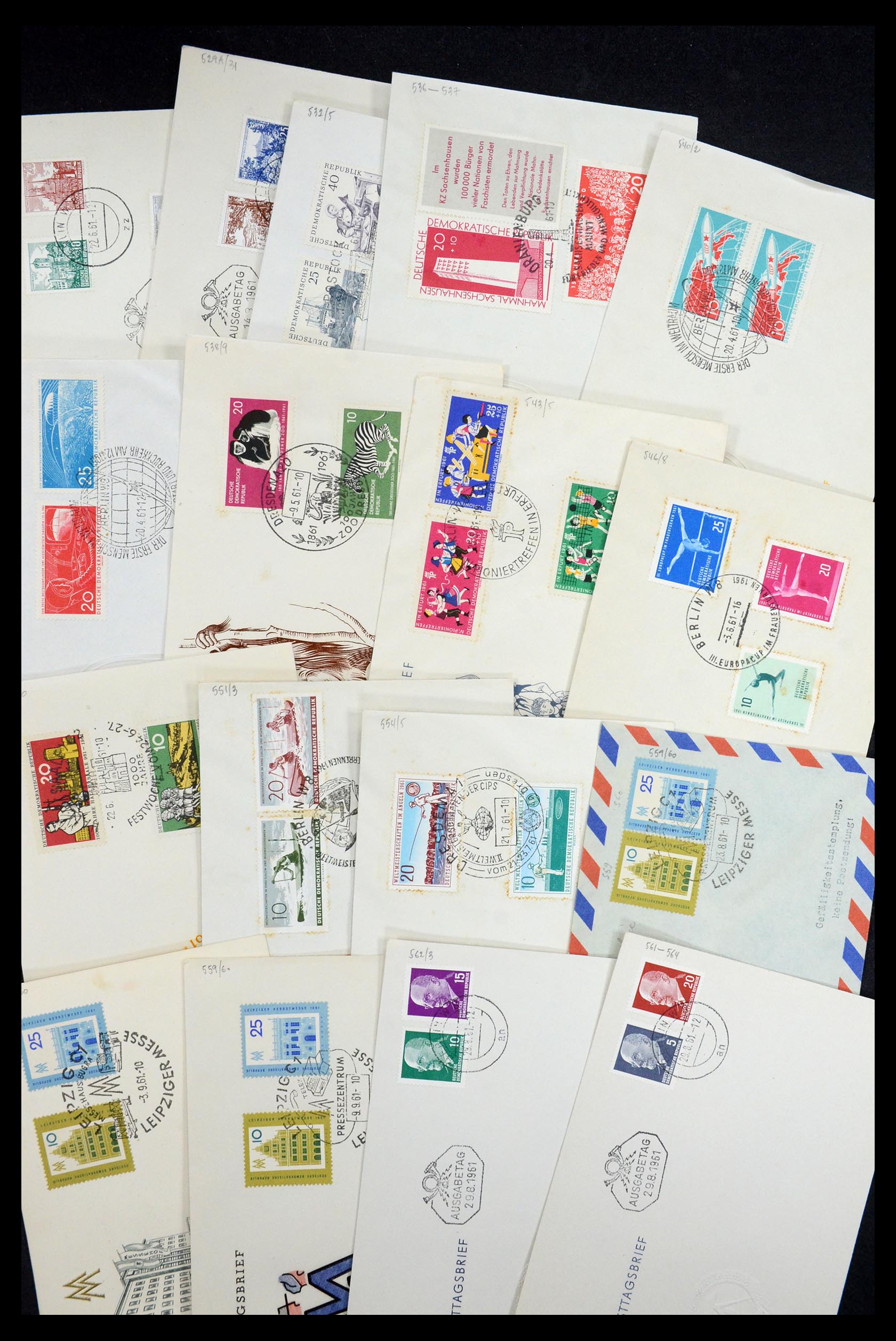 34546 006 - Postzegelverzameling 34546 Wereld brieven.