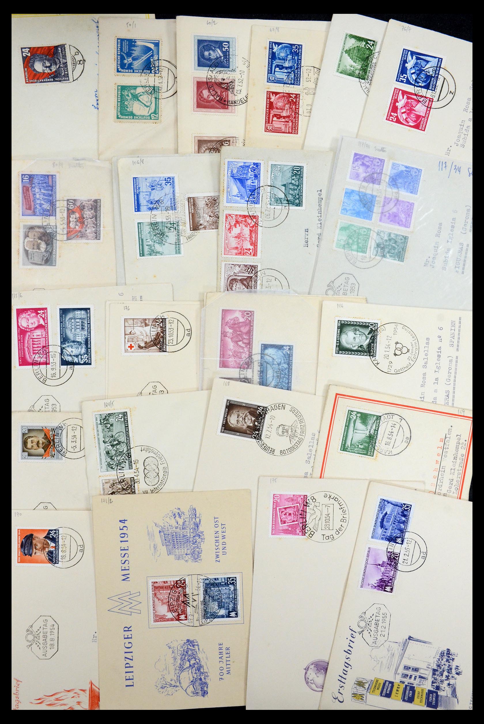 34546 008 - Postzegelverzameling 34546 Wereld brieven.