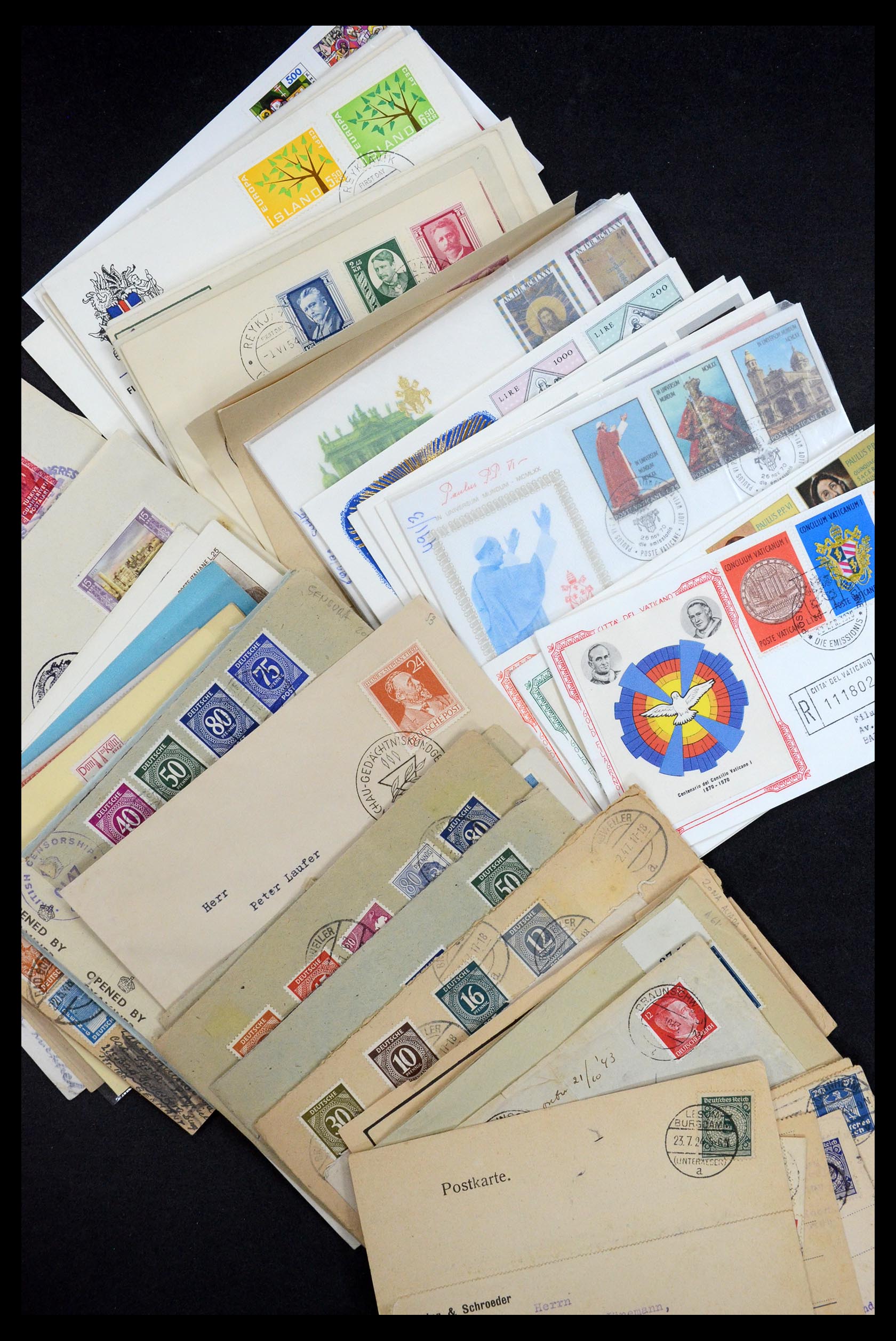 34546 039 - Postzegelverzameling 34546 Wereld brieven.