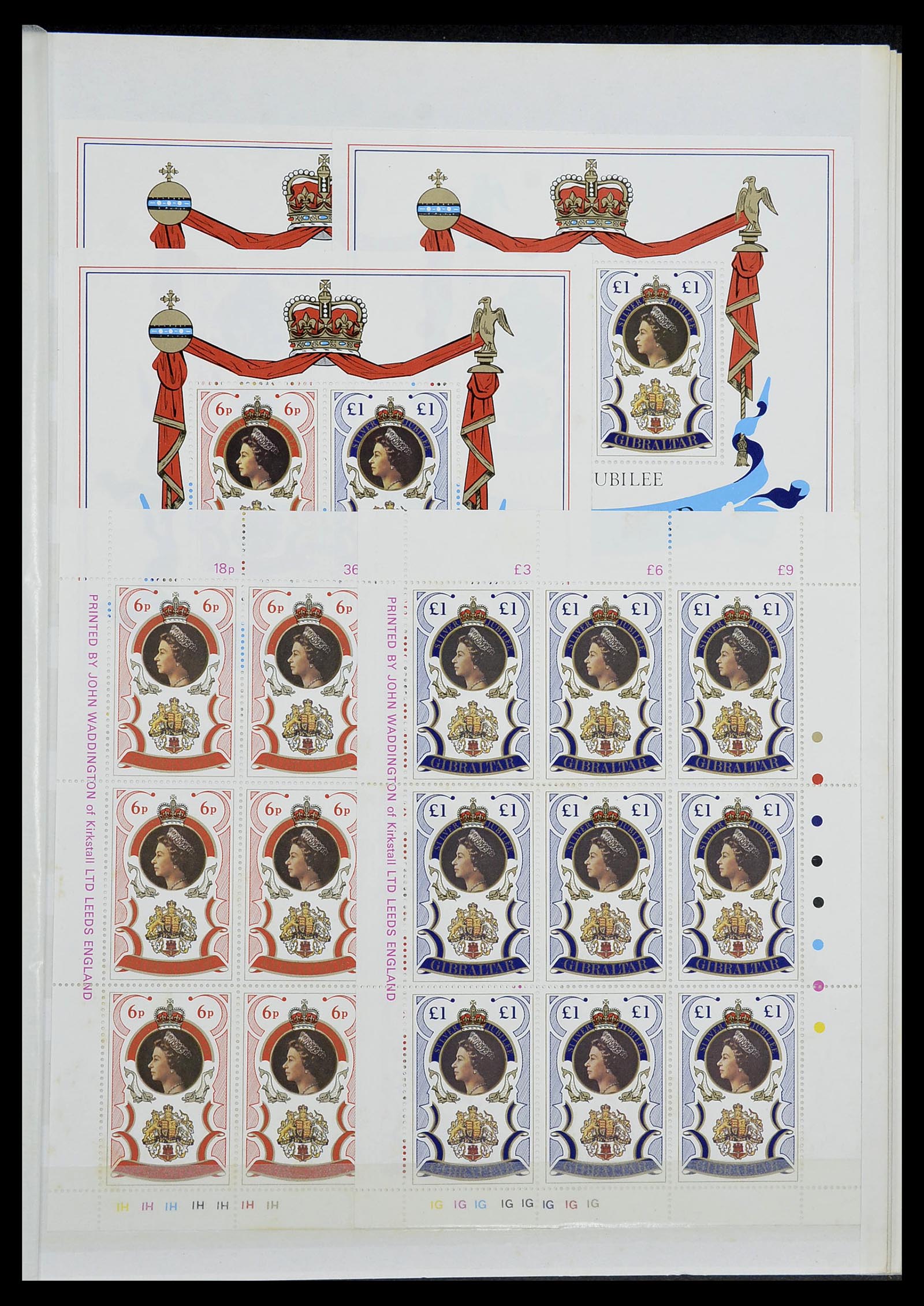 34547 017 - Postzegelverzameling 34547 Gibraltar 1886-2014!