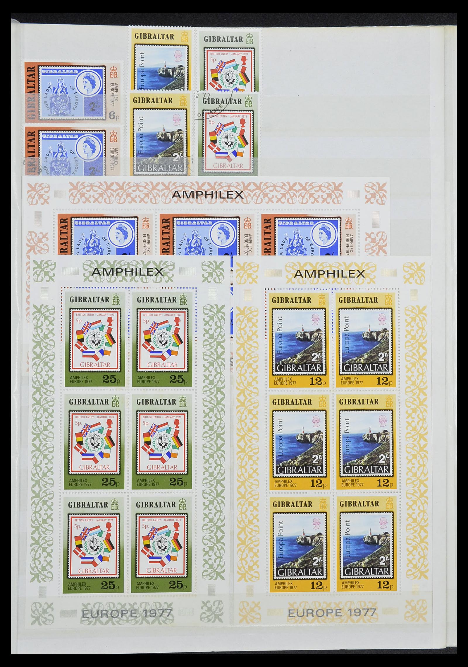 34547 019 - Postzegelverzameling 34547 Gibraltar 1886-2014!