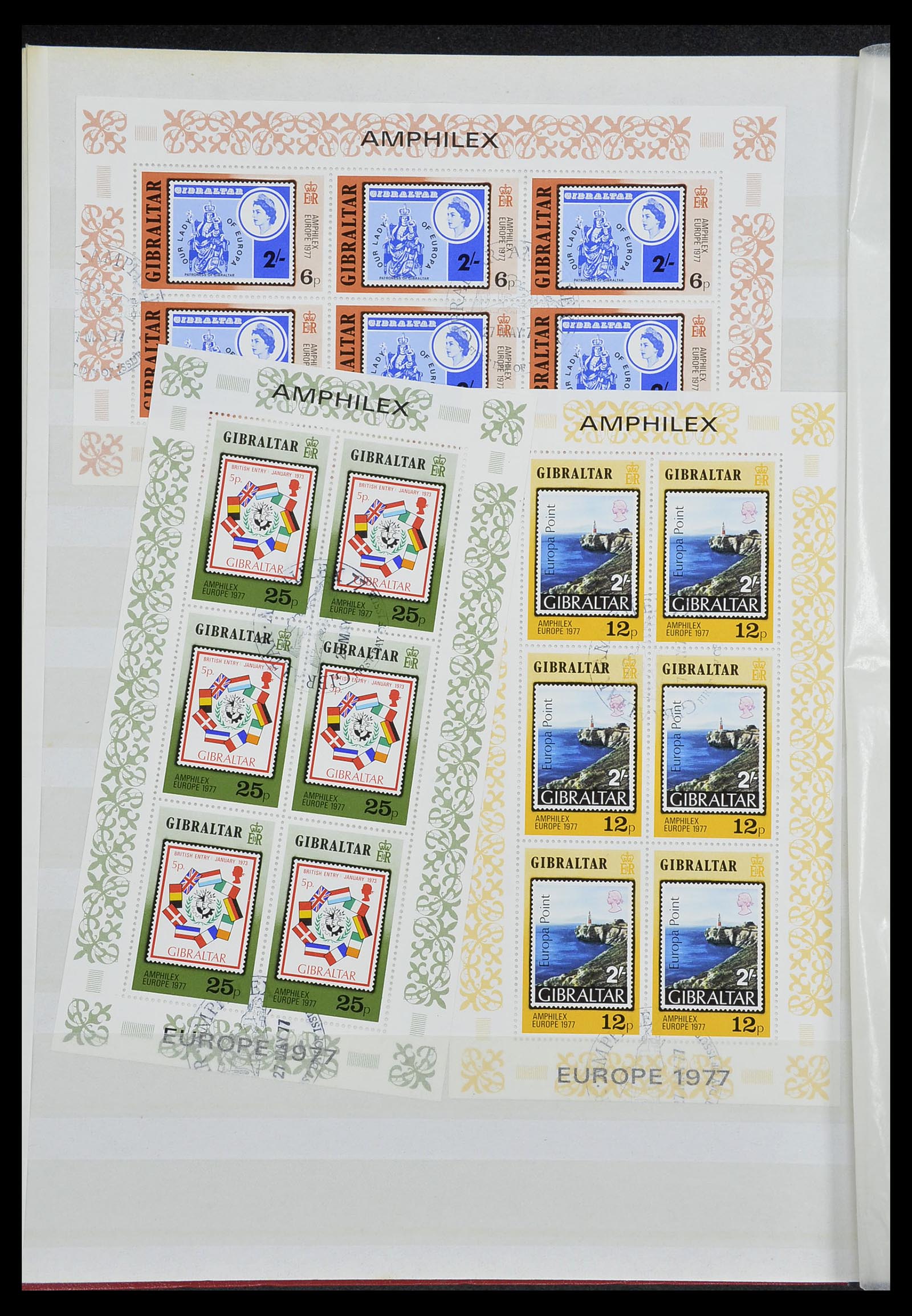 34547 020 - Postzegelverzameling 34547 Gibraltar 1886-2014!
