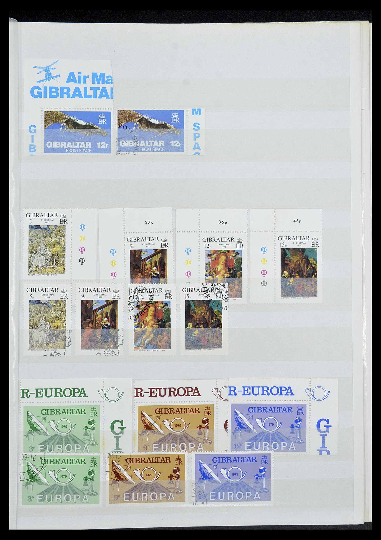 34547 023 - Postzegelverzameling 34547 Gibraltar 1886-2014!