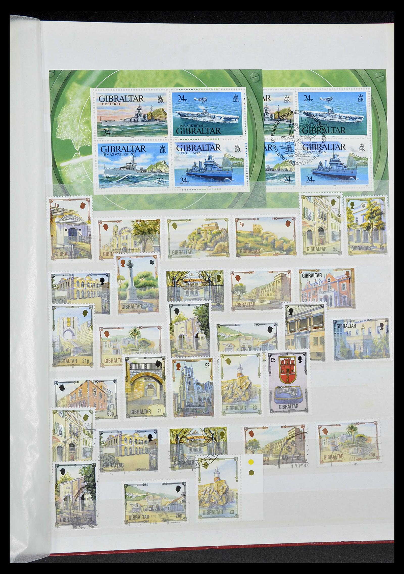 34547 044 - Postzegelverzameling 34547 Gibraltar 1886-2014!