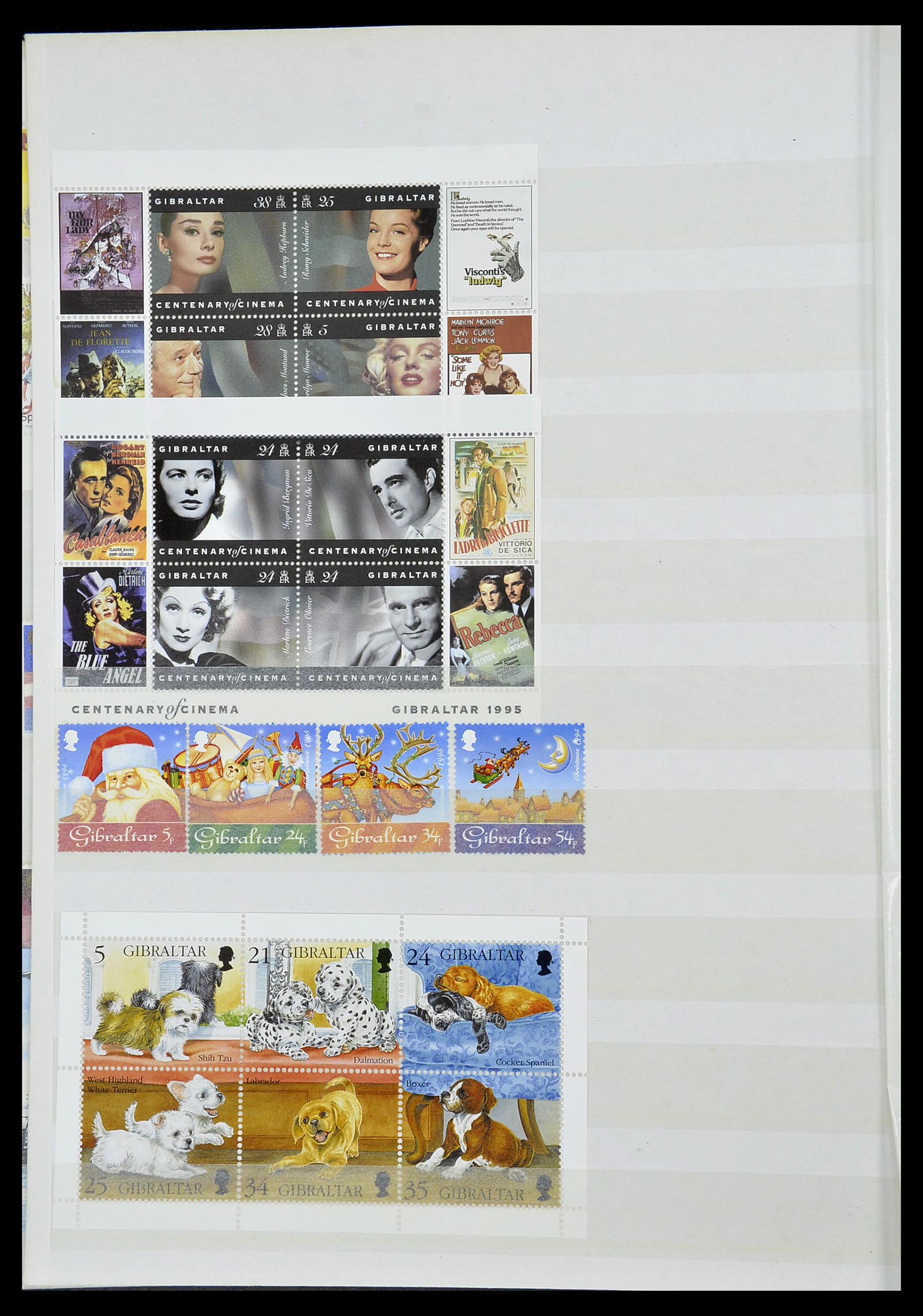 34547 050 - Postzegelverzameling 34547 Gibraltar 1886-2014!