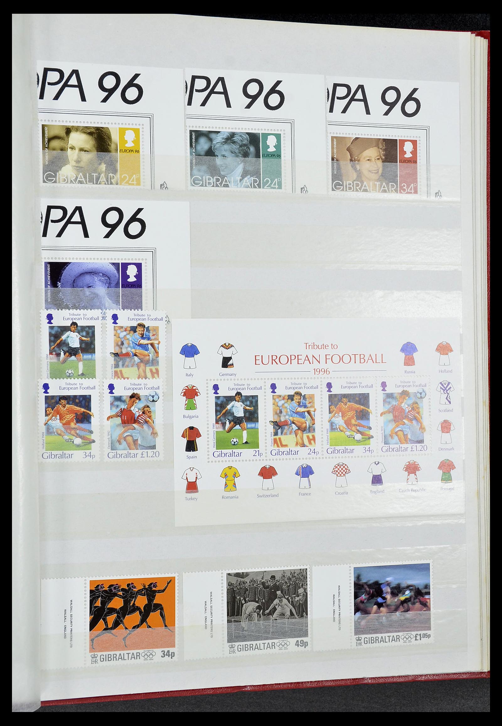 34547 051 - Postzegelverzameling 34547 Gibraltar 1886-2014!