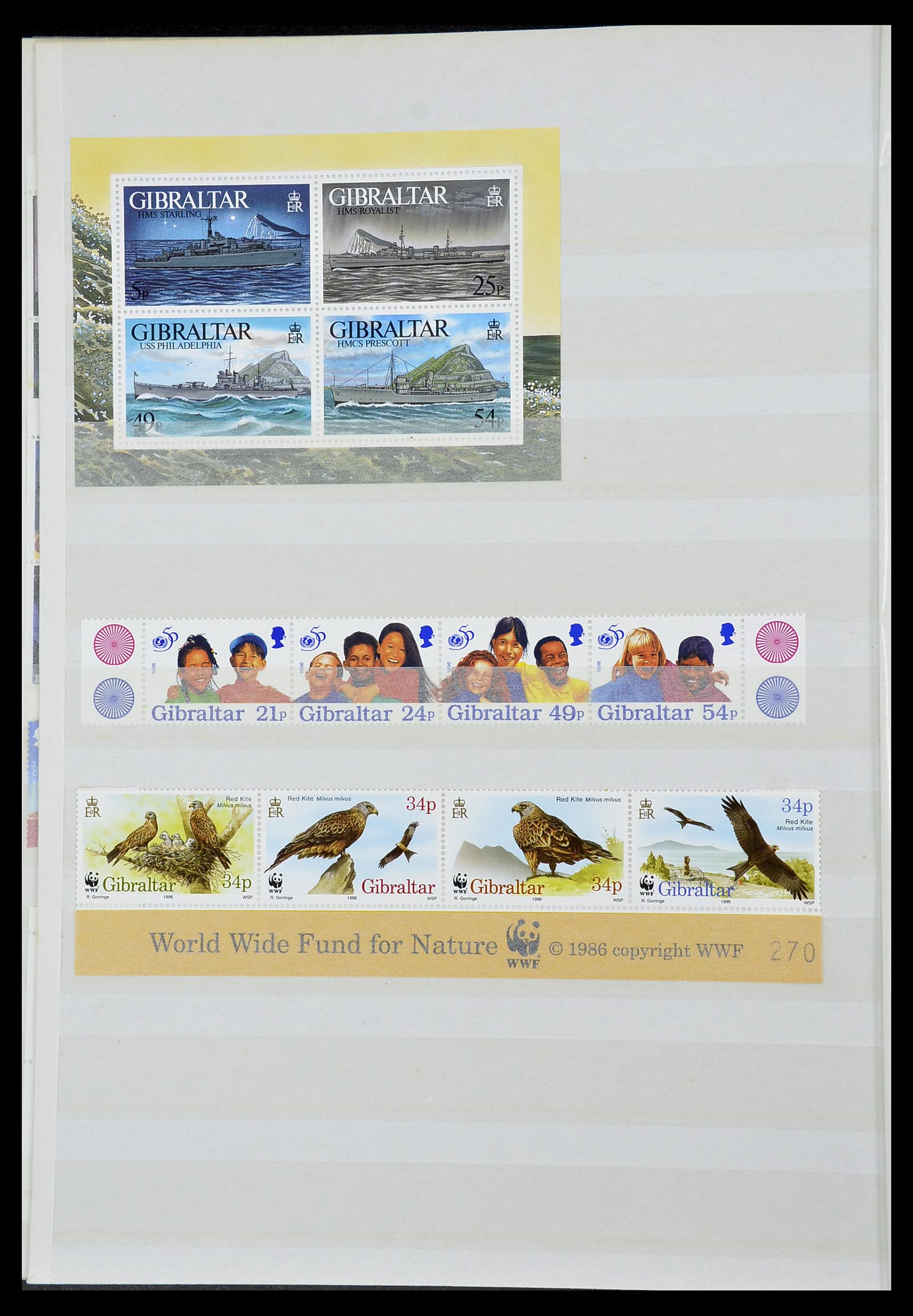 34547 052 - Stamp Collection 34547 Gibraltar 1886-2014!