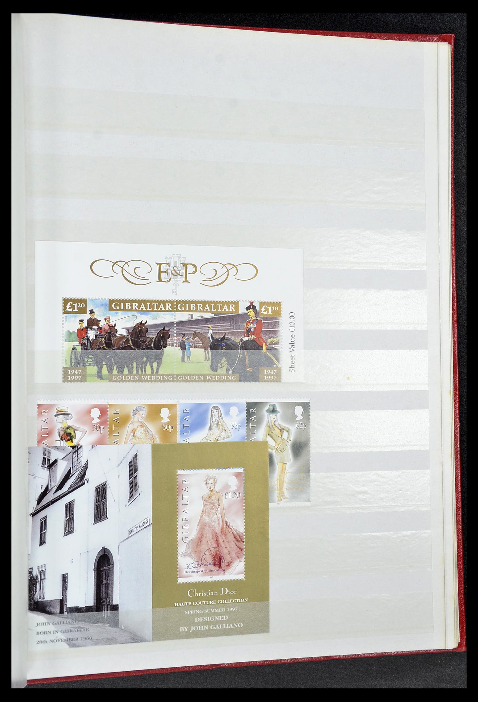 34547 055 - Postzegelverzameling 34547 Gibraltar 1886-2014!