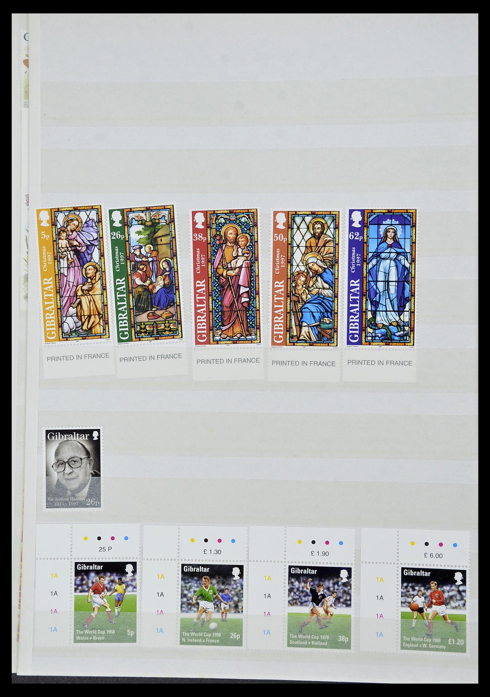 34547 056 - Postzegelverzameling 34547 Gibraltar 1886-2014!
