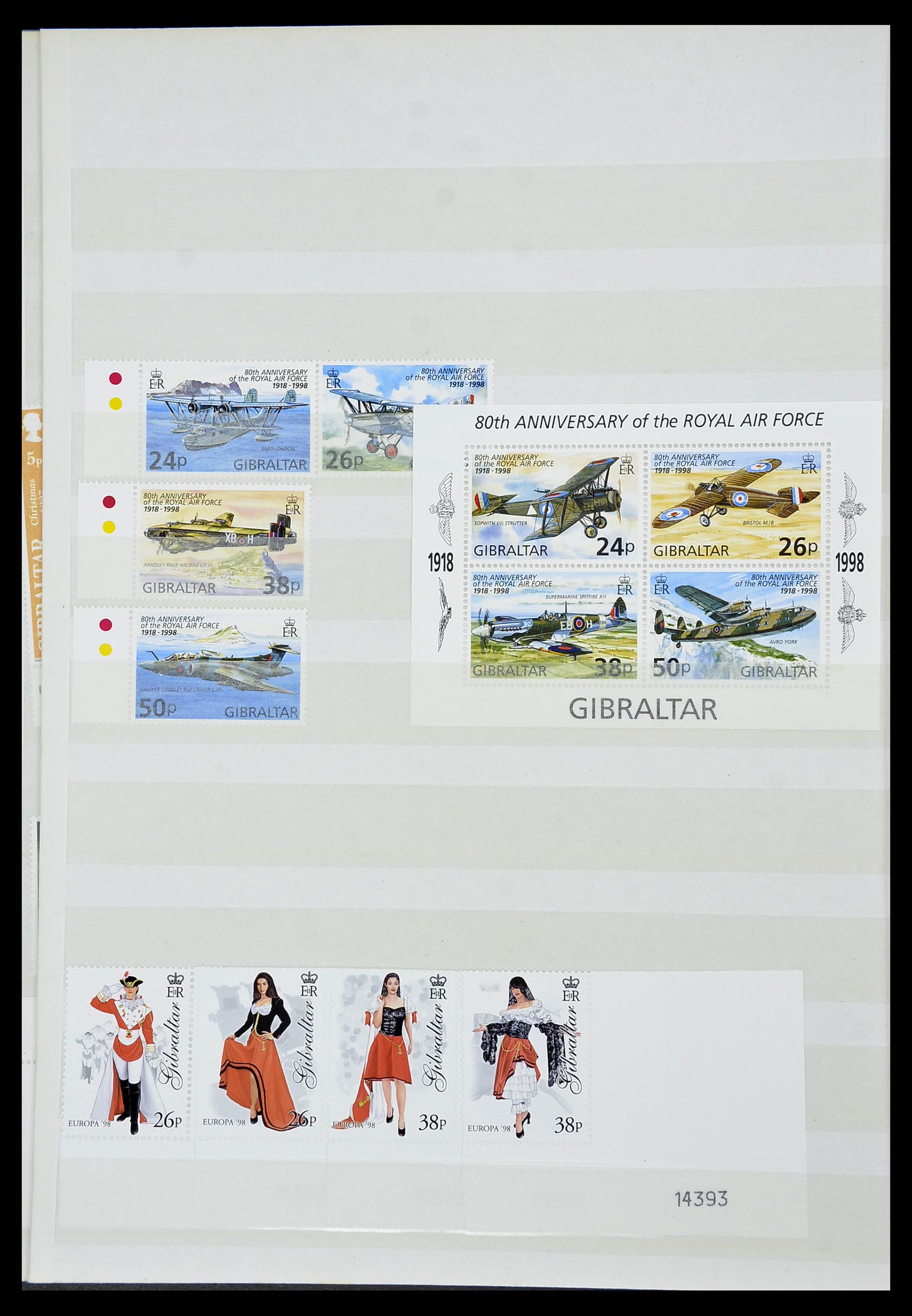 34547 058 - Postzegelverzameling 34547 Gibraltar 1886-2014!