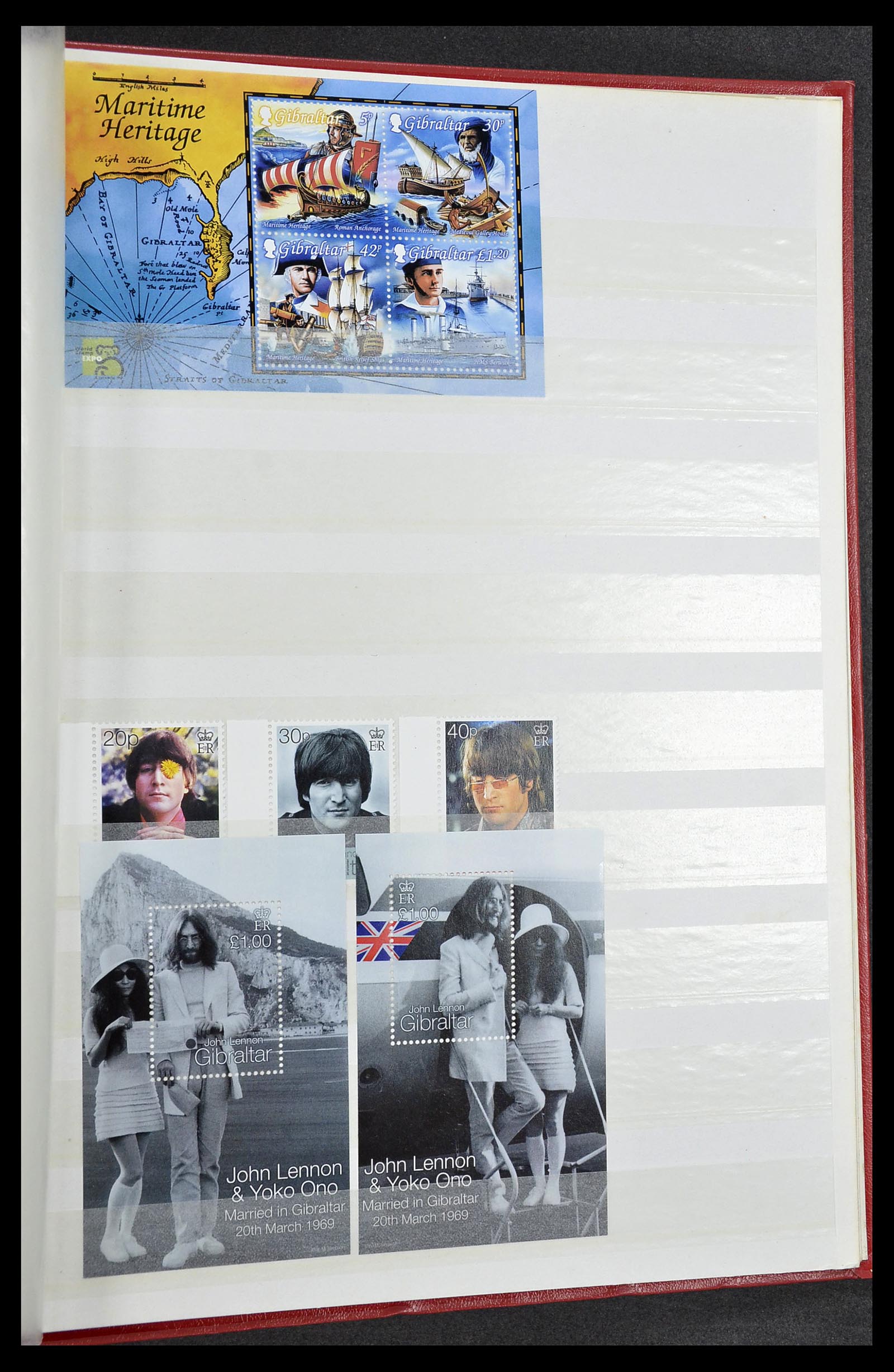 34547 061 - Postzegelverzameling 34547 Gibraltar 1886-2014!