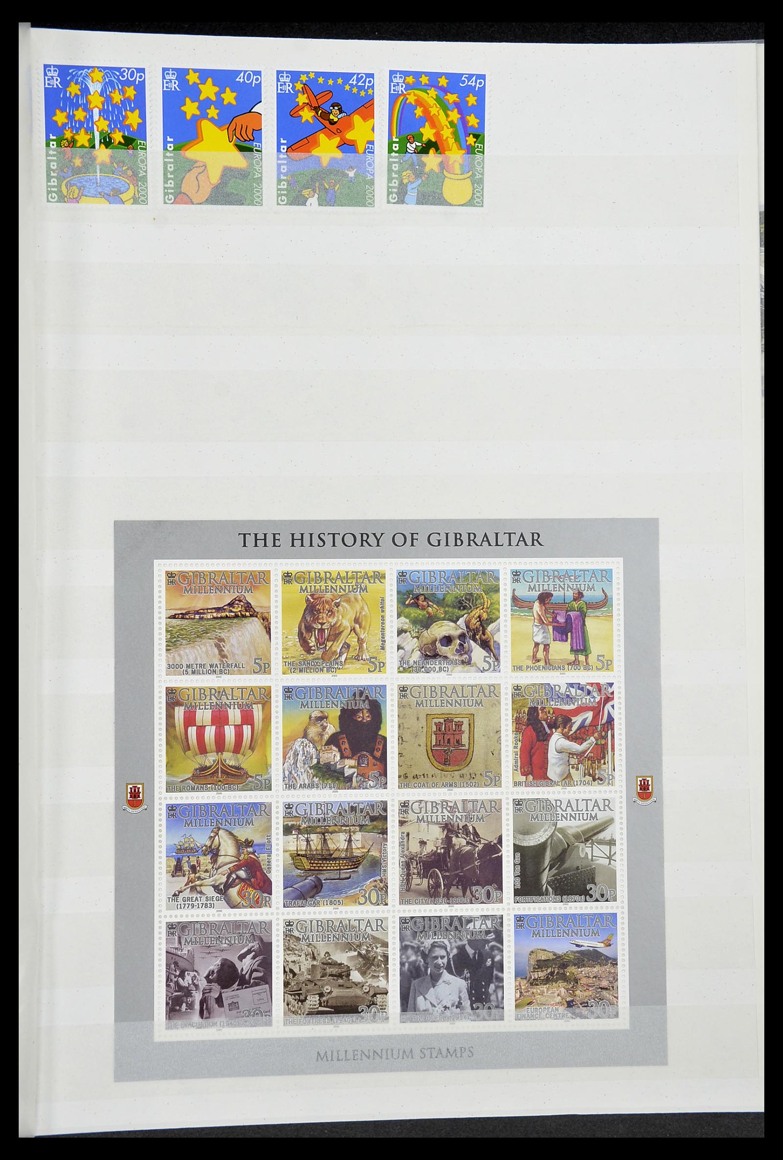 34547 065 - Postzegelverzameling 34547 Gibraltar 1886-2014!