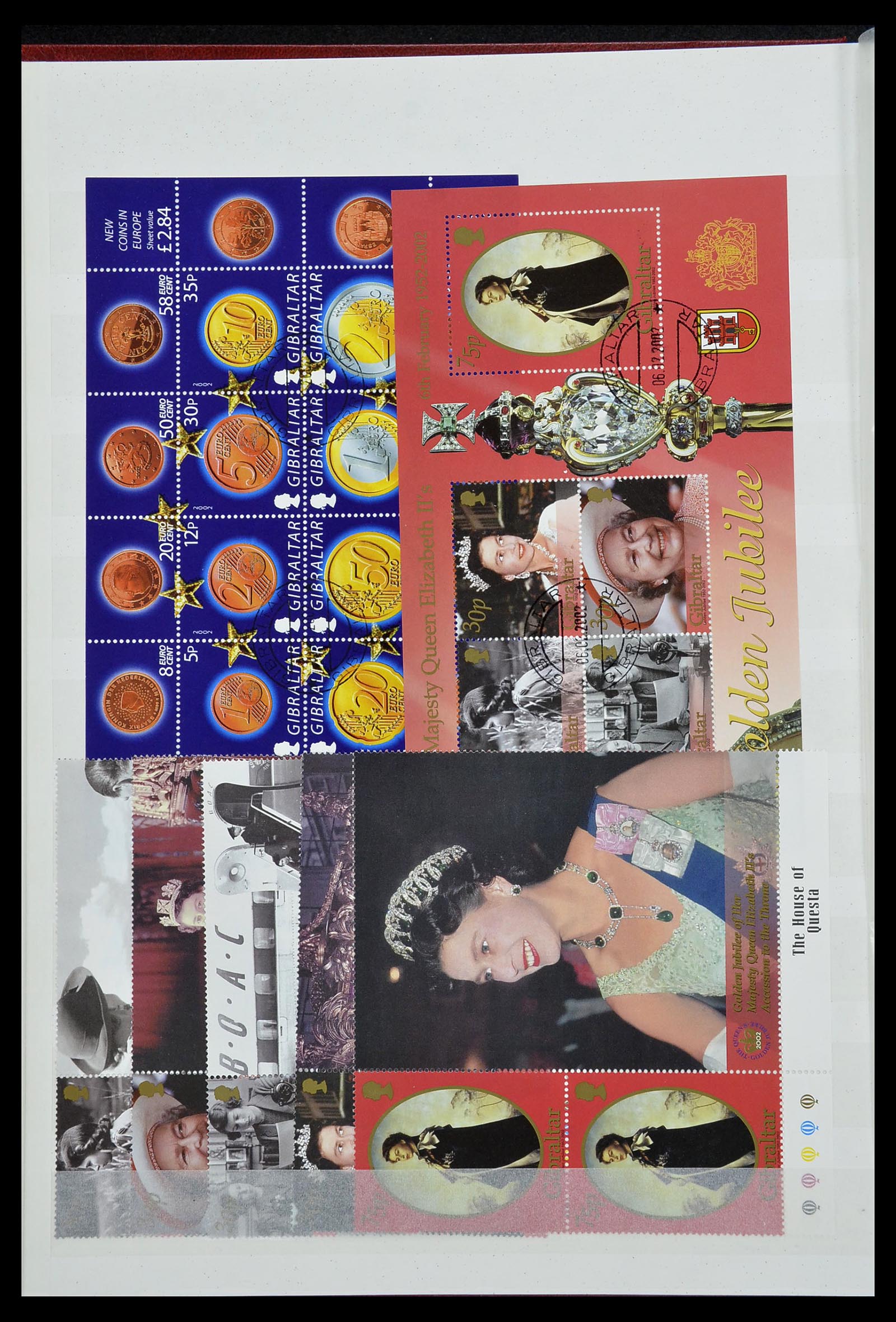 34547 073 - Postzegelverzameling 34547 Gibraltar 1886-2014!