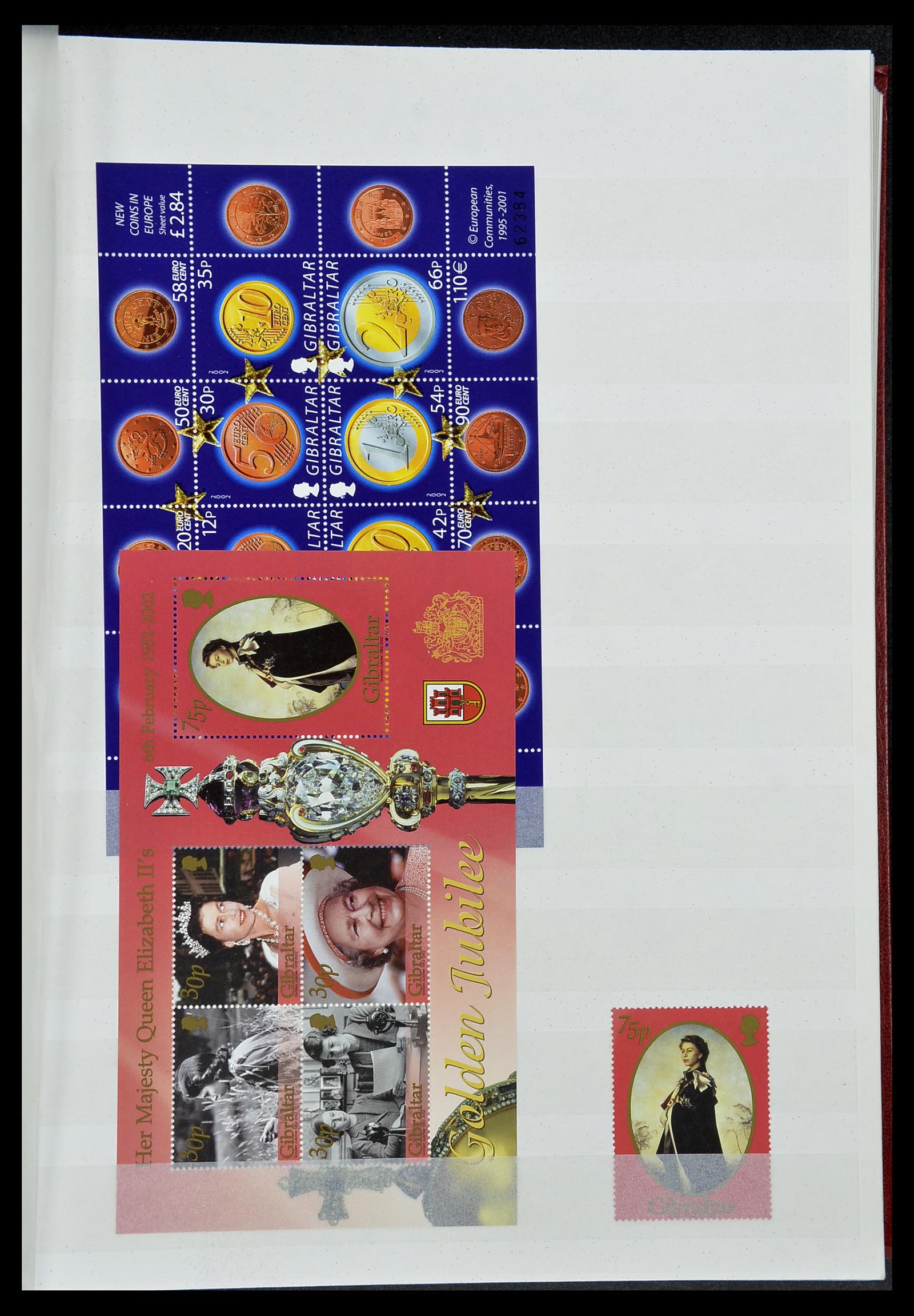 34547 074 - Postzegelverzameling 34547 Gibraltar 1886-2014!