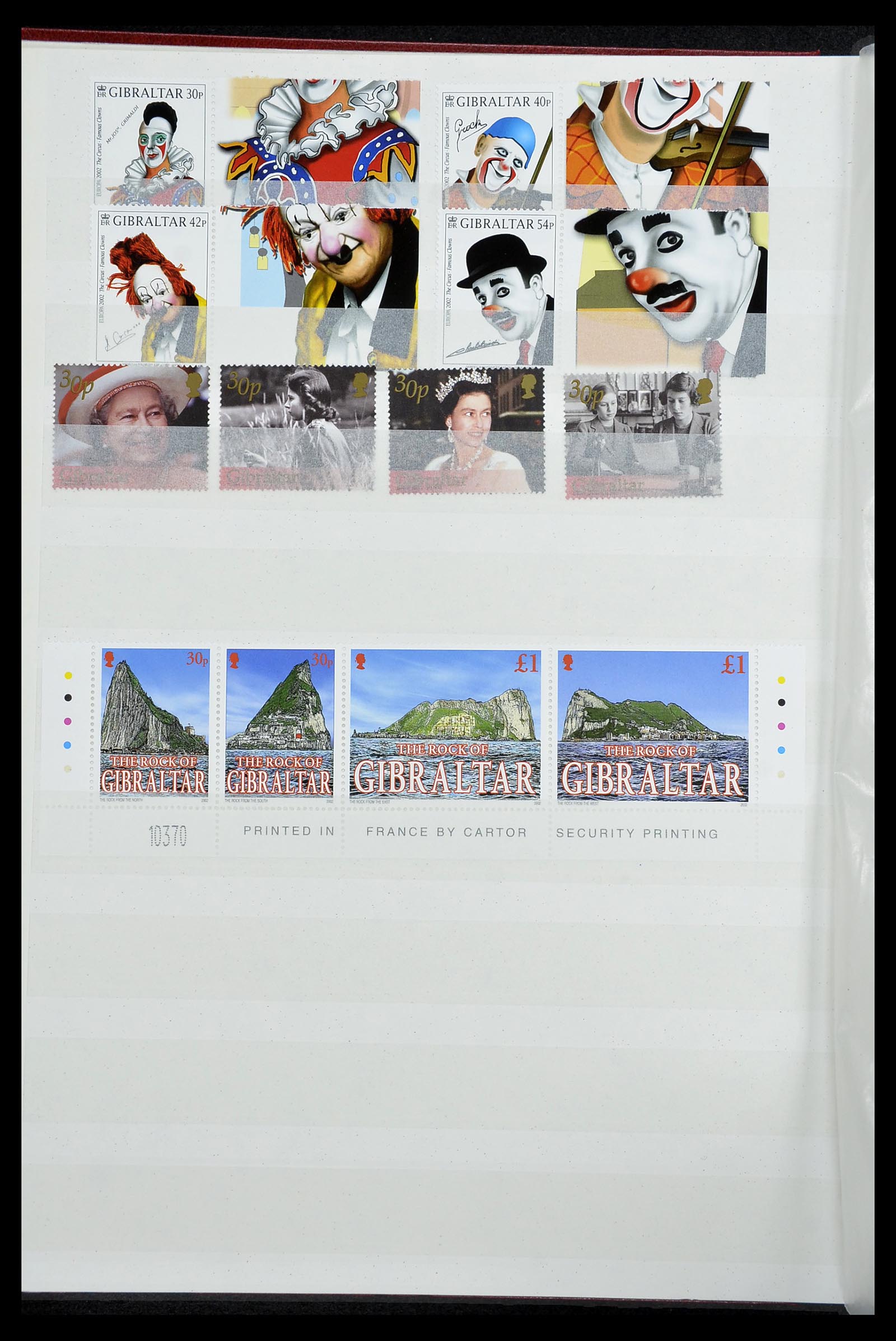 34547 075 - Postzegelverzameling 34547 Gibraltar 1886-2014!