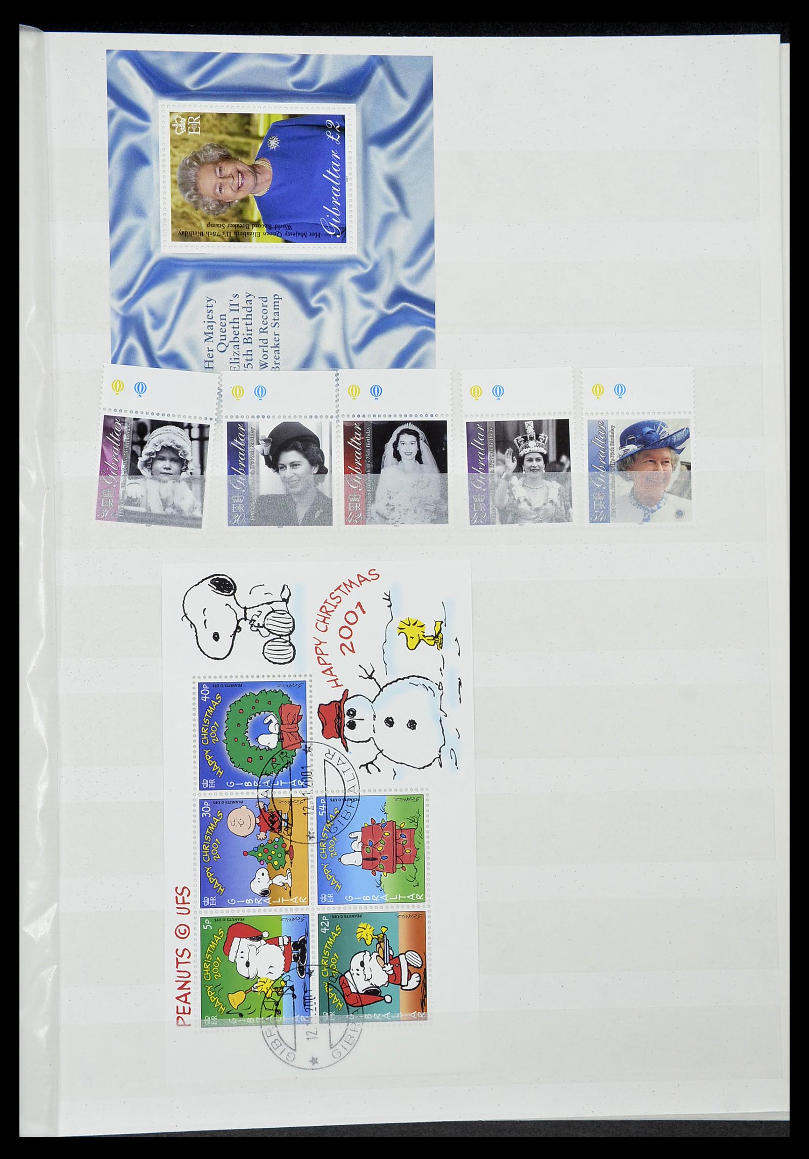 34547 081 - Postzegelverzameling 34547 Gibraltar 1886-2014!