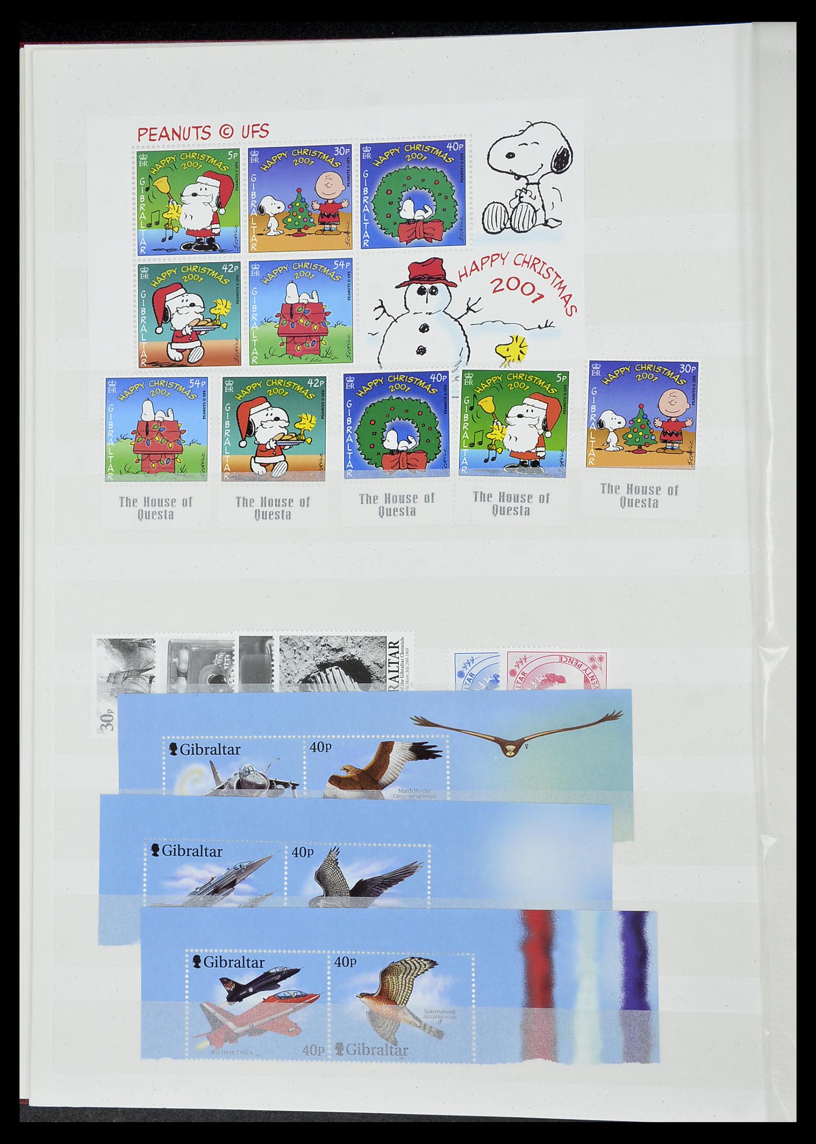 34547 082 - Postzegelverzameling 34547 Gibraltar 1886-2014!