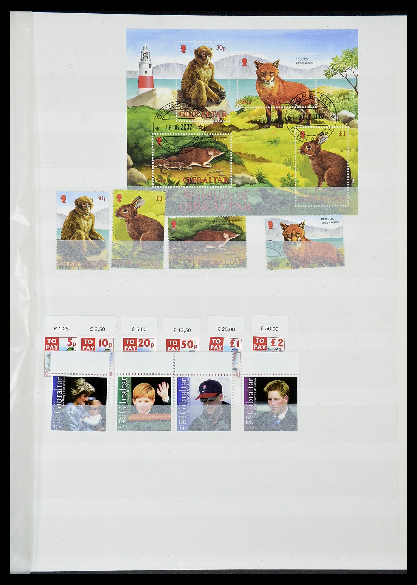 34547 084 - Postzegelverzameling 34547 Gibraltar 1886-2014!