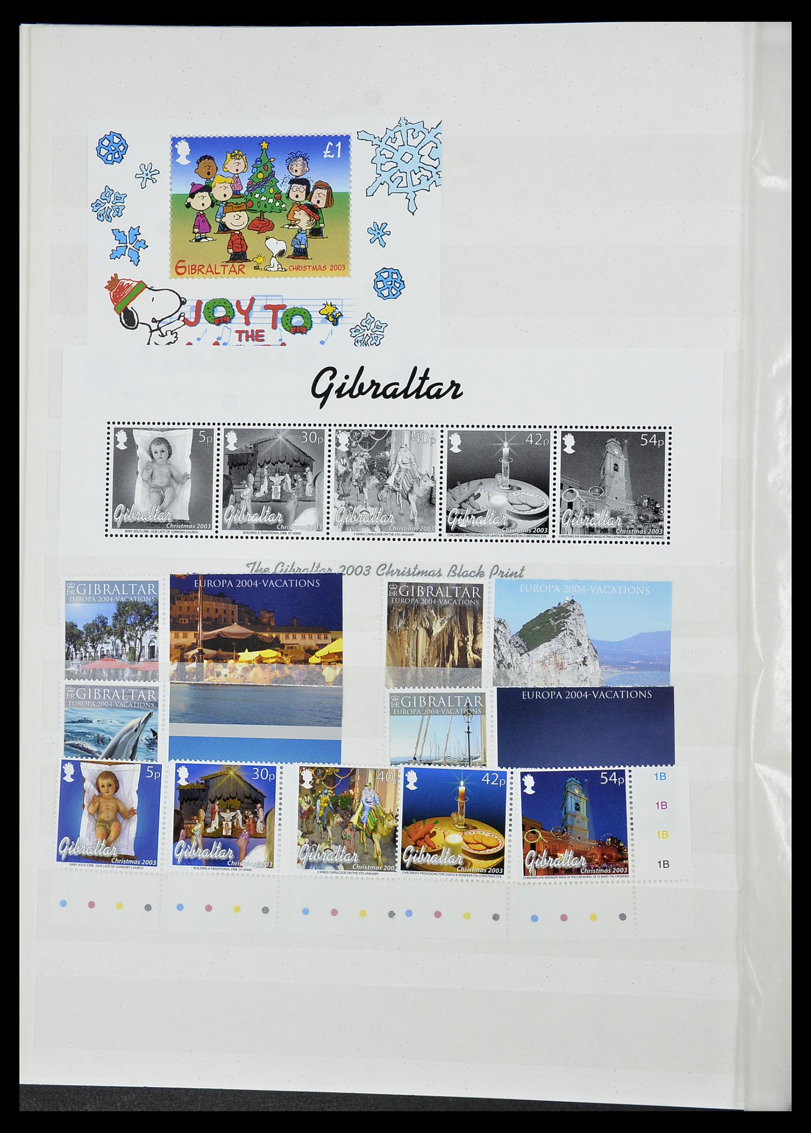34547 088 - Postzegelverzameling 34547 Gibraltar 1886-2014!
