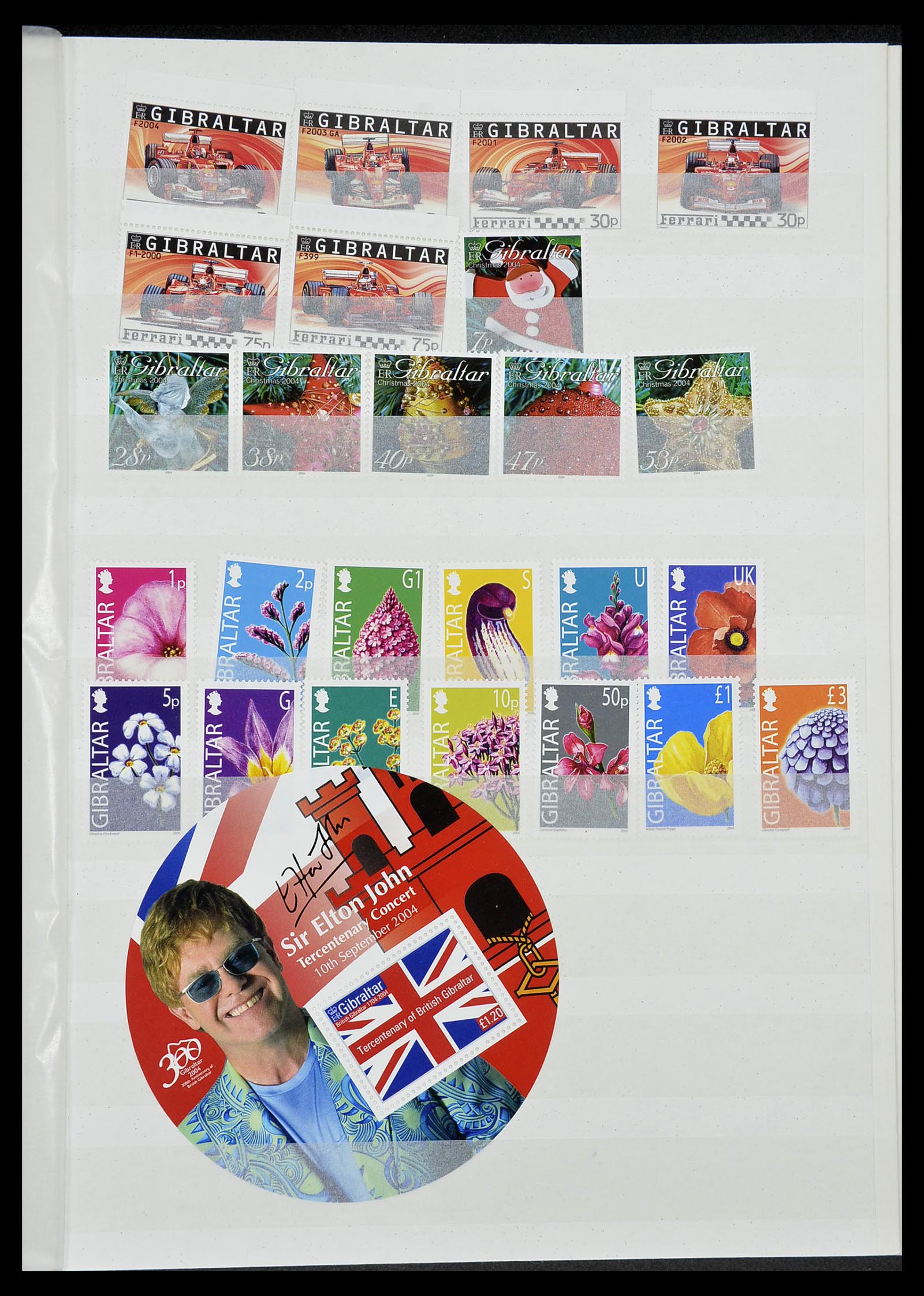 34547 092 - Postzegelverzameling 34547 Gibraltar 1886-2014!