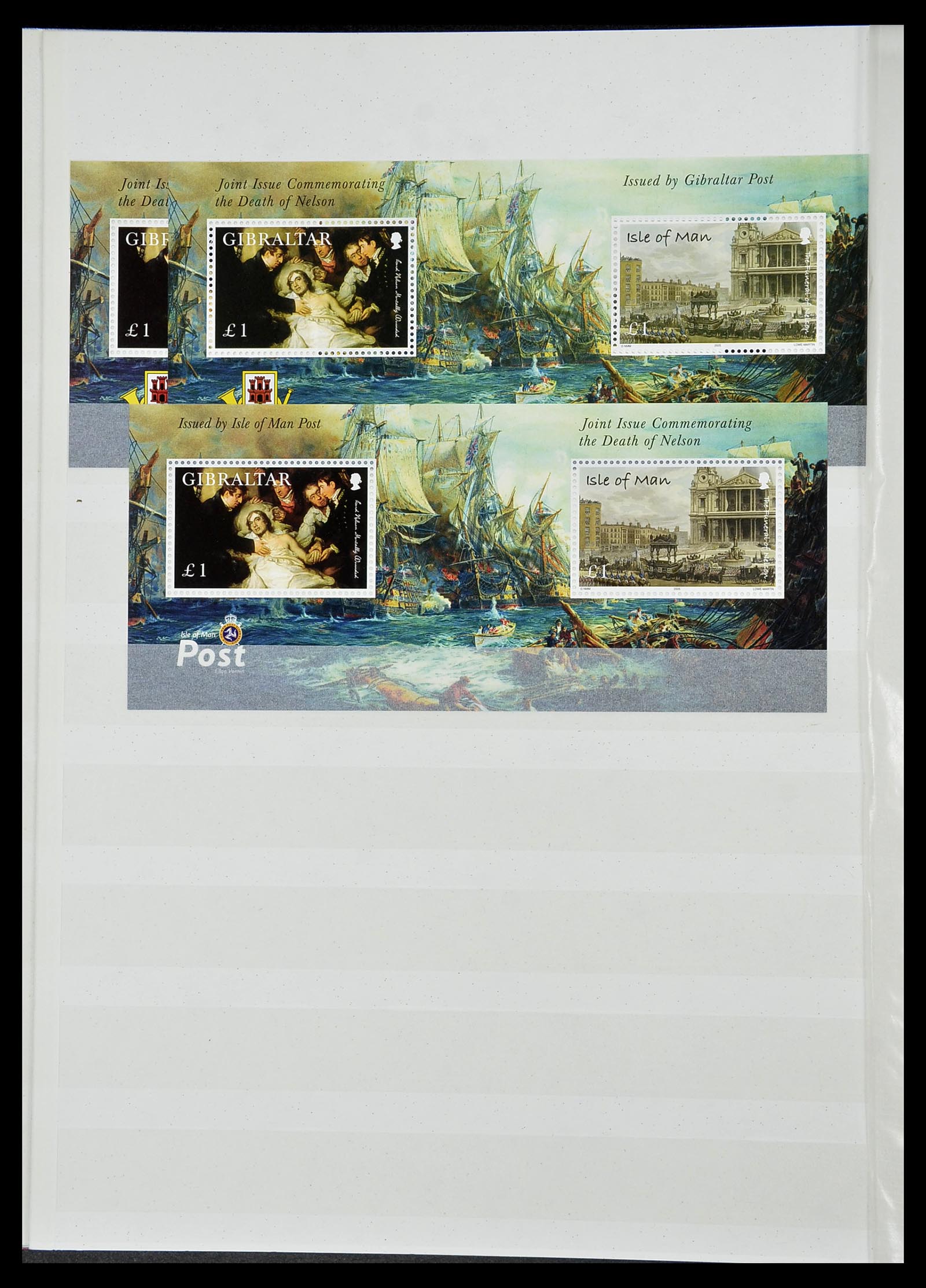34547 096 - Postzegelverzameling 34547 Gibraltar 1886-2014!