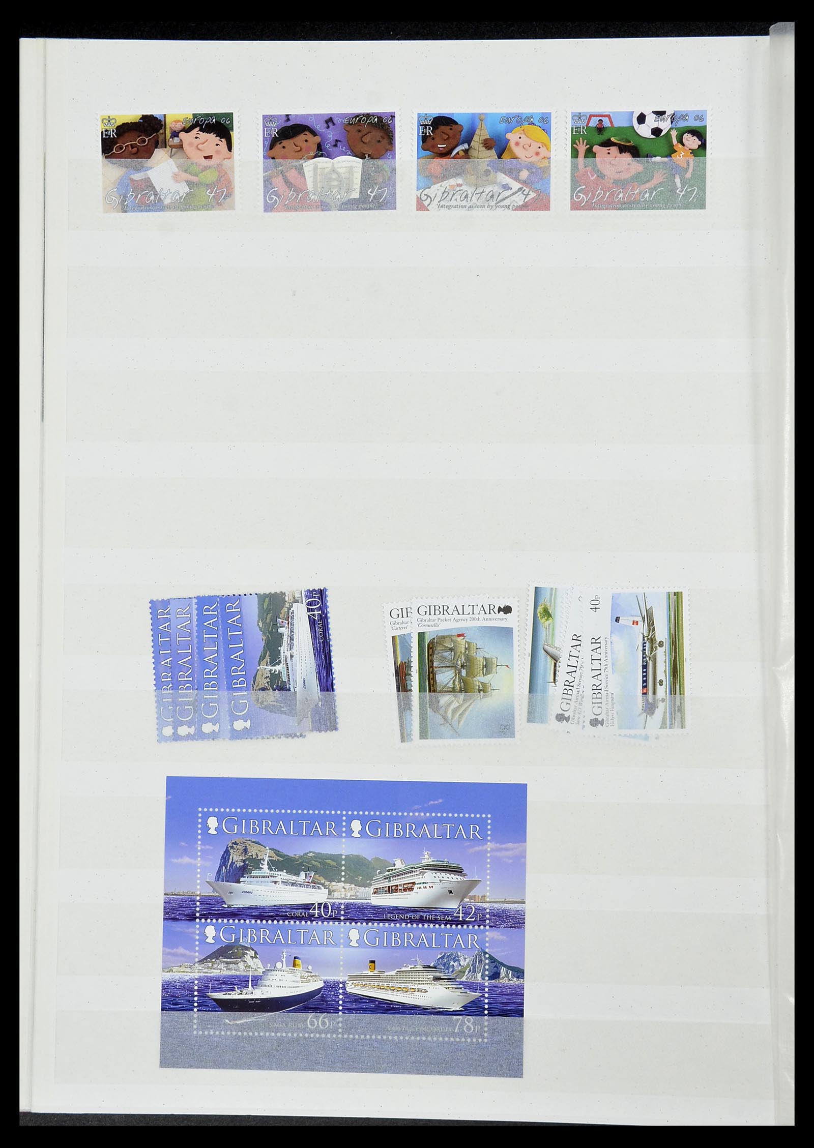 34547 098 - Postzegelverzameling 34547 Gibraltar 1886-2014!