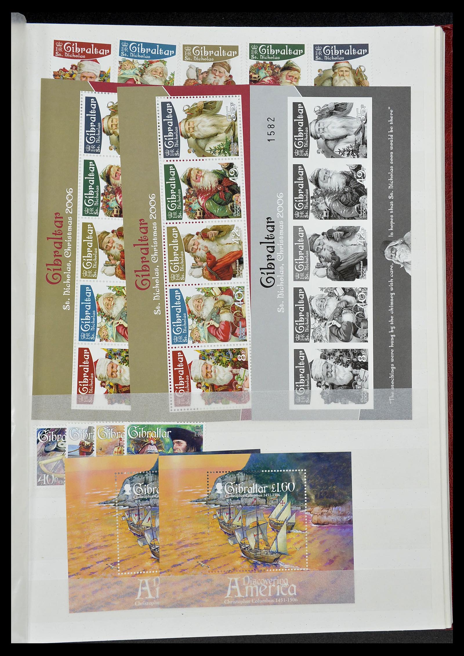 34547 099 - Postzegelverzameling 34547 Gibraltar 1886-2014!