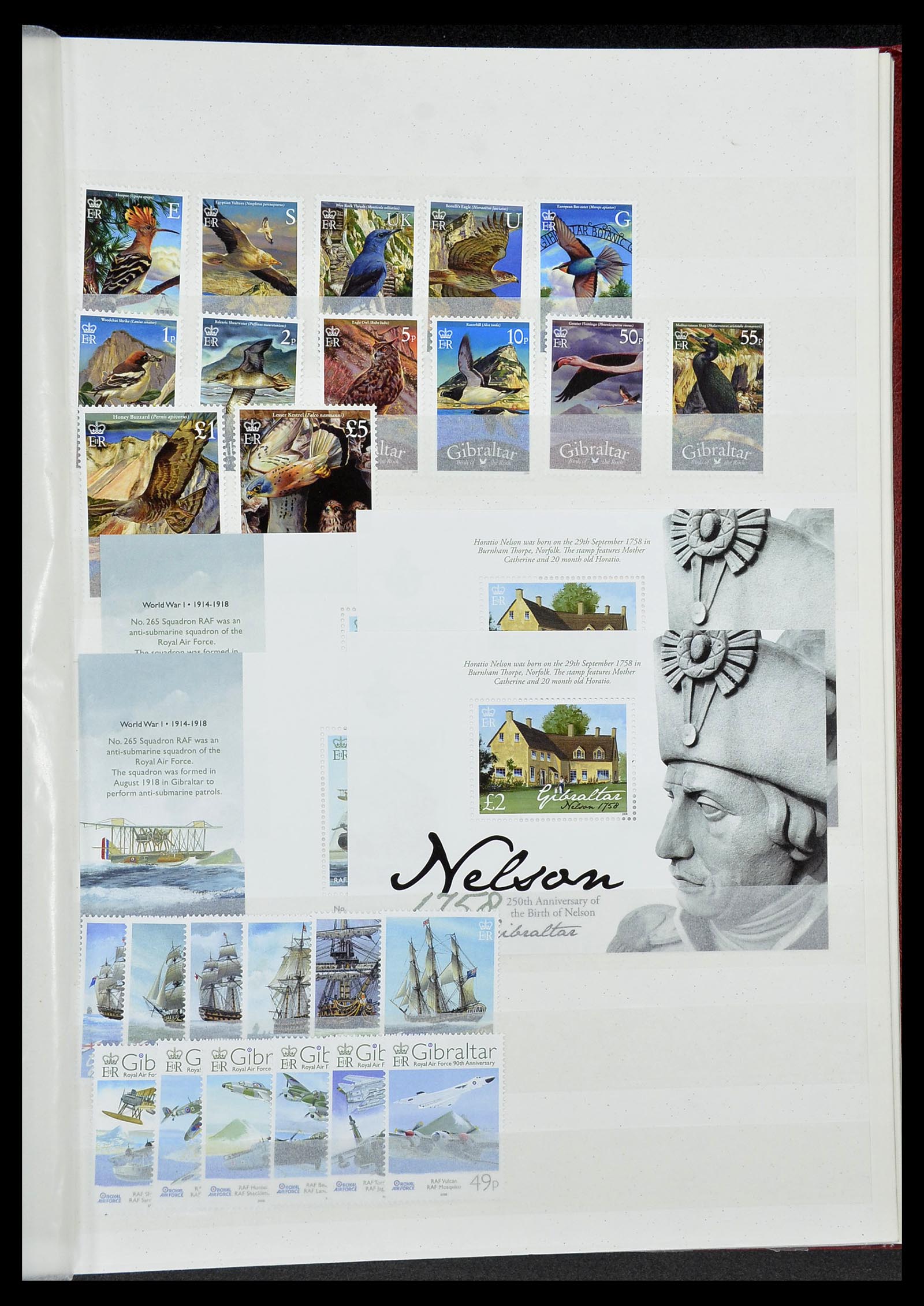 34547 103 - Postzegelverzameling 34547 Gibraltar 1886-2014!