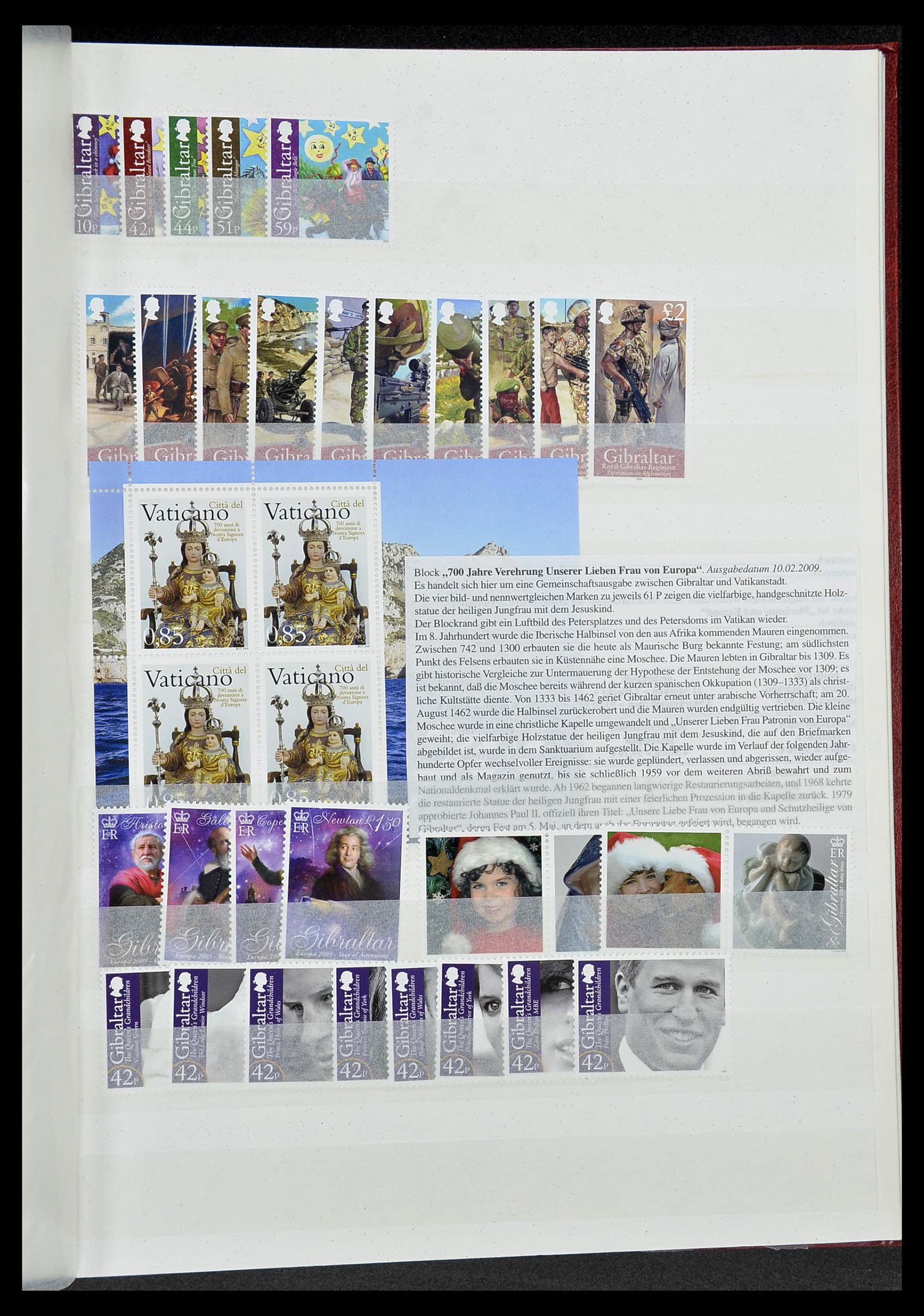 34547 105 - Postzegelverzameling 34547 Gibraltar 1886-2014!