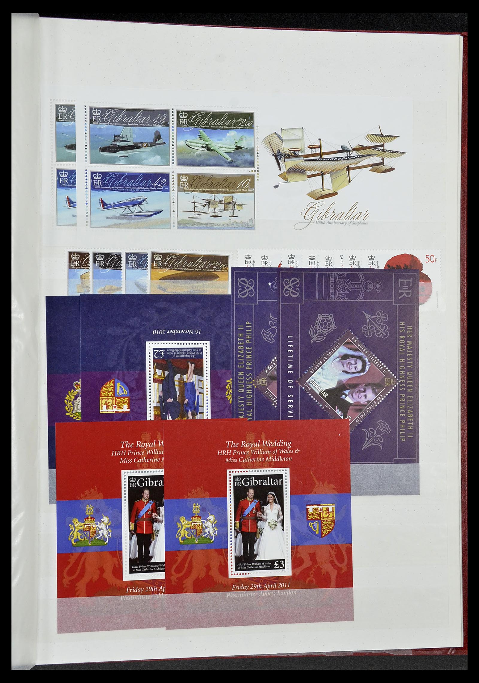 34547 111 - Postzegelverzameling 34547 Gibraltar 1886-2014!