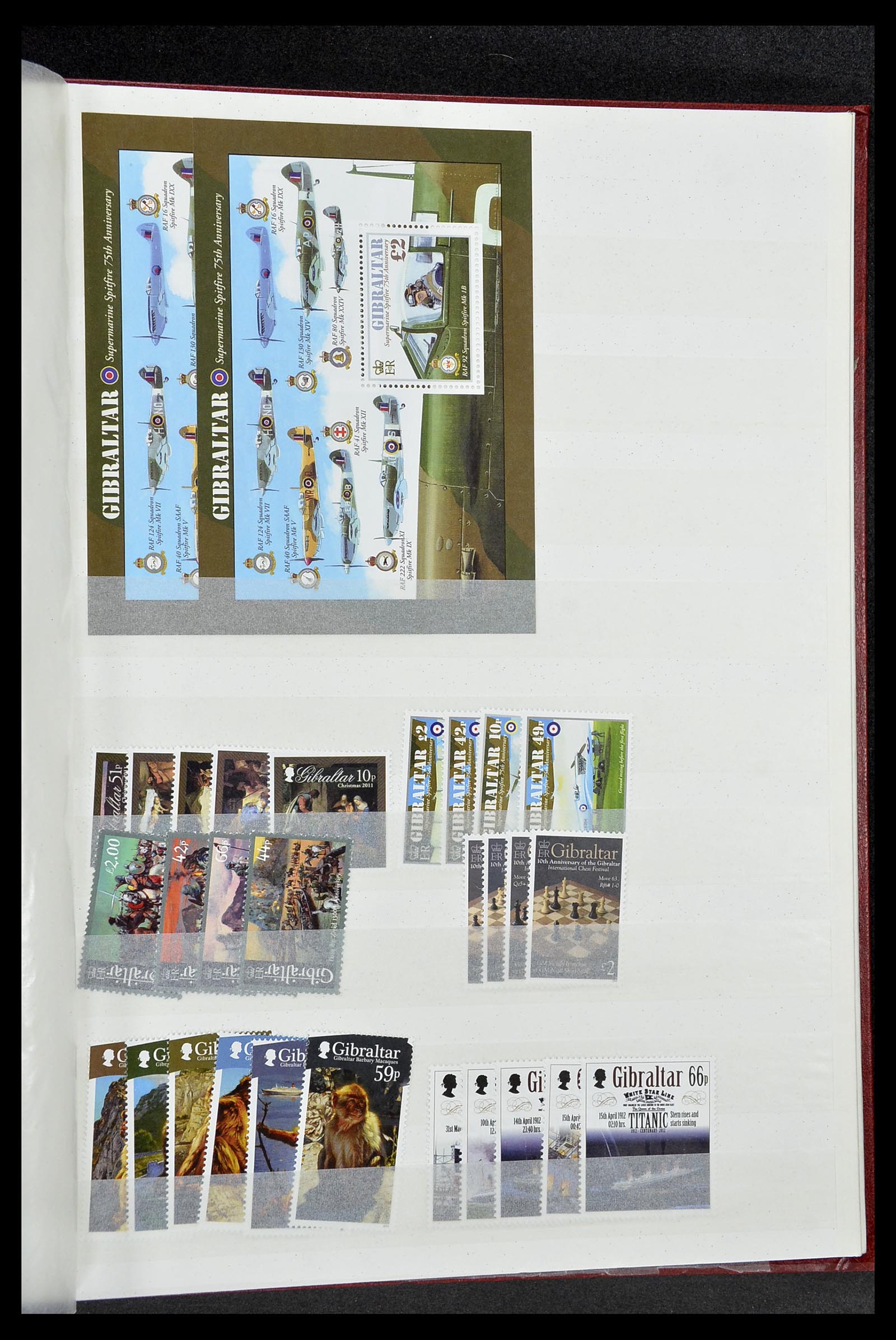 34547 113 - Stamp Collection 34547 Gibraltar 1886-2014!