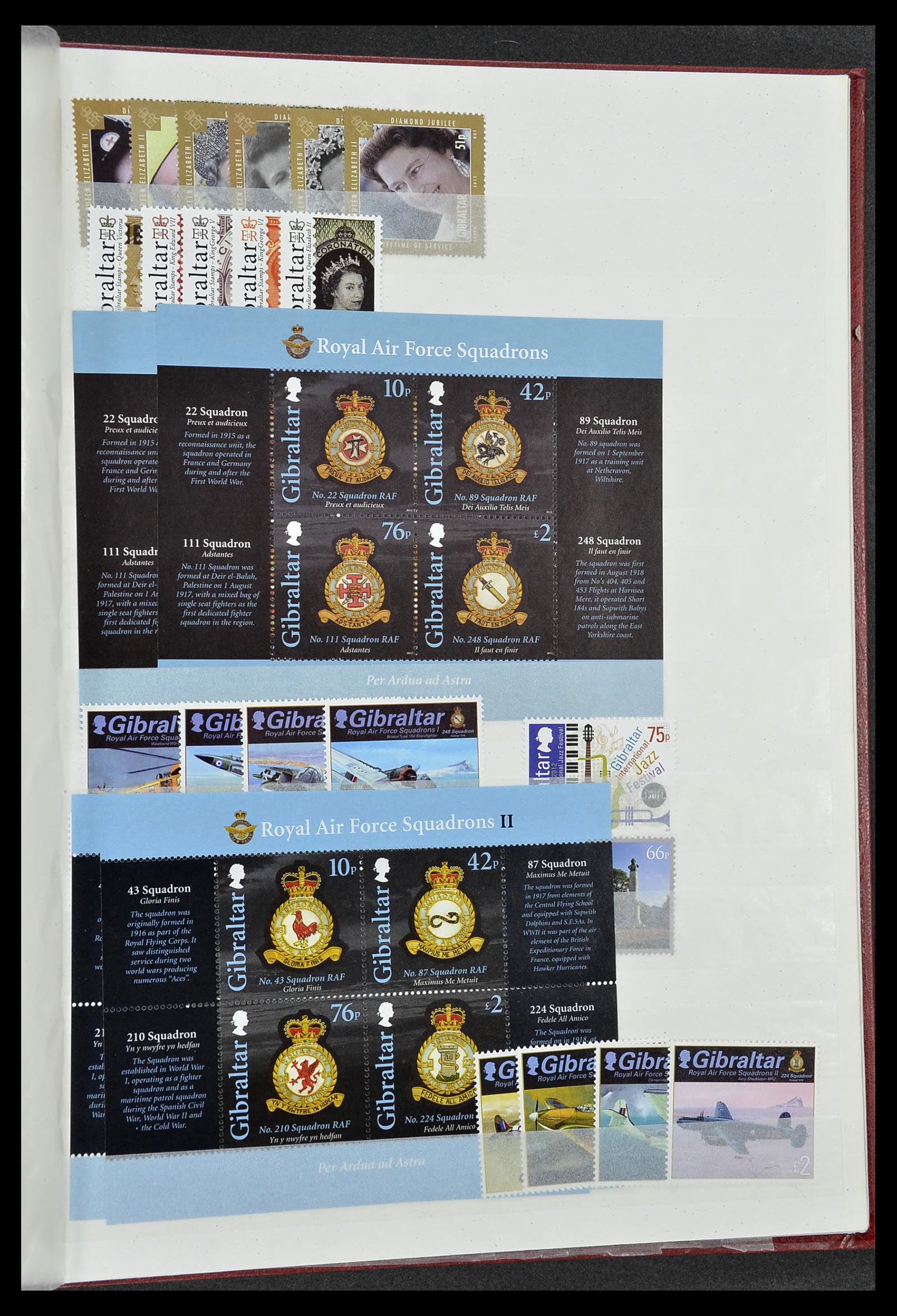 34547 115 - Postzegelverzameling 34547 Gibraltar 1886-2014!