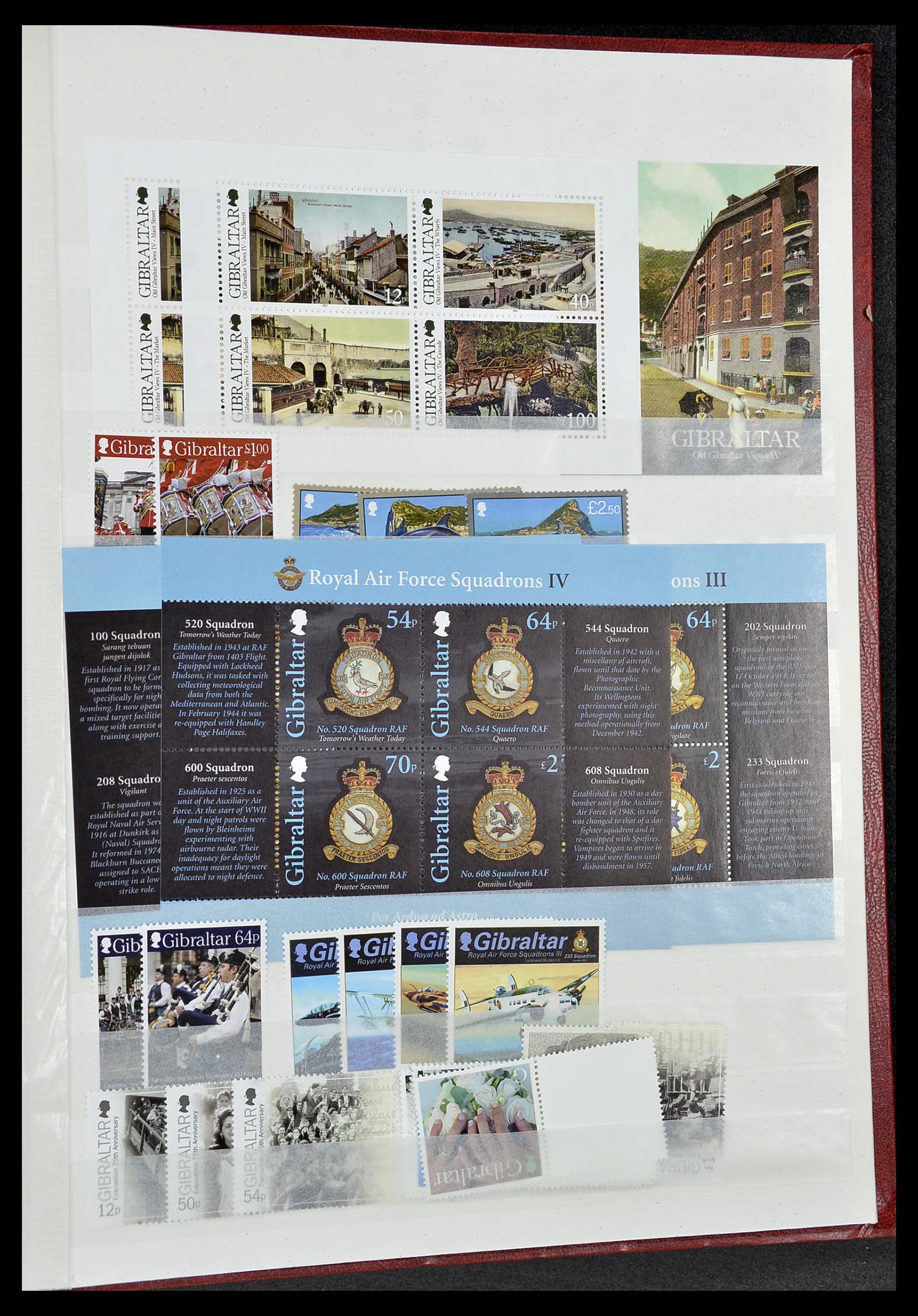 34547 119 - Postzegelverzameling 34547 Gibraltar 1886-2014!