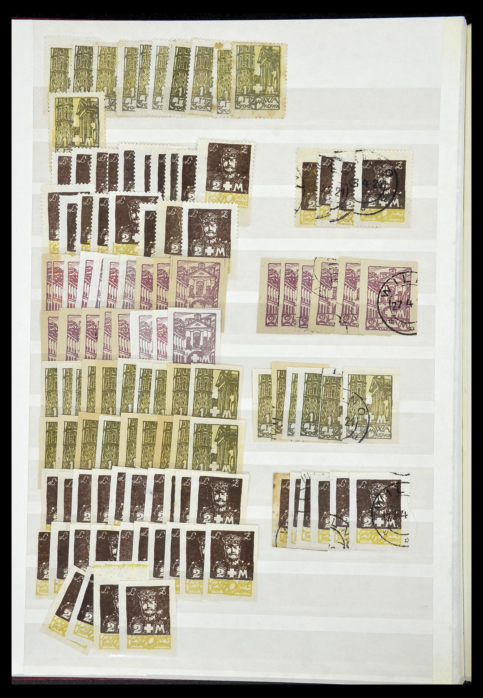 34549 012 - Postzegelverzameling 34549 Midden Litouwen 1920-1922.