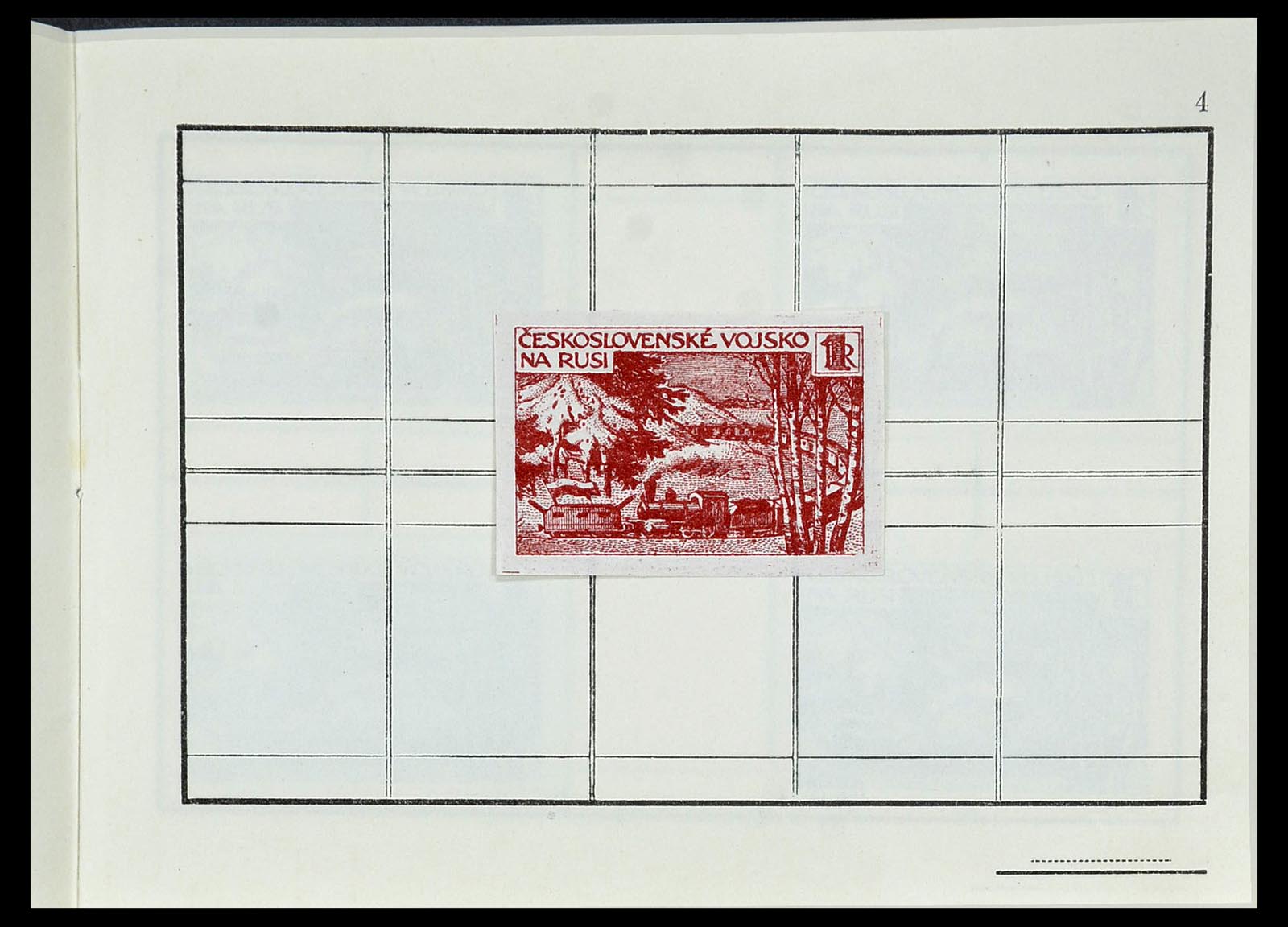 34554 007 - Postzegelverzameling 34554 Tsjechoslowaaks legioen in Siberië 1919-19