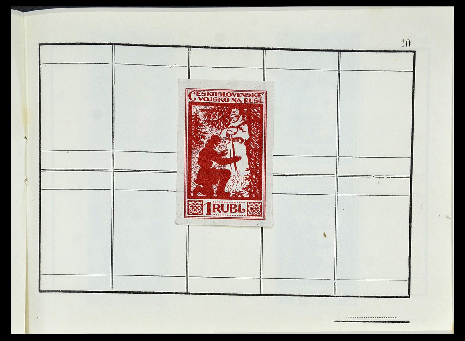 34554 013 - Postzegelverzameling 34554 Tsjechoslowaaks legioen in Siberië 1919-19