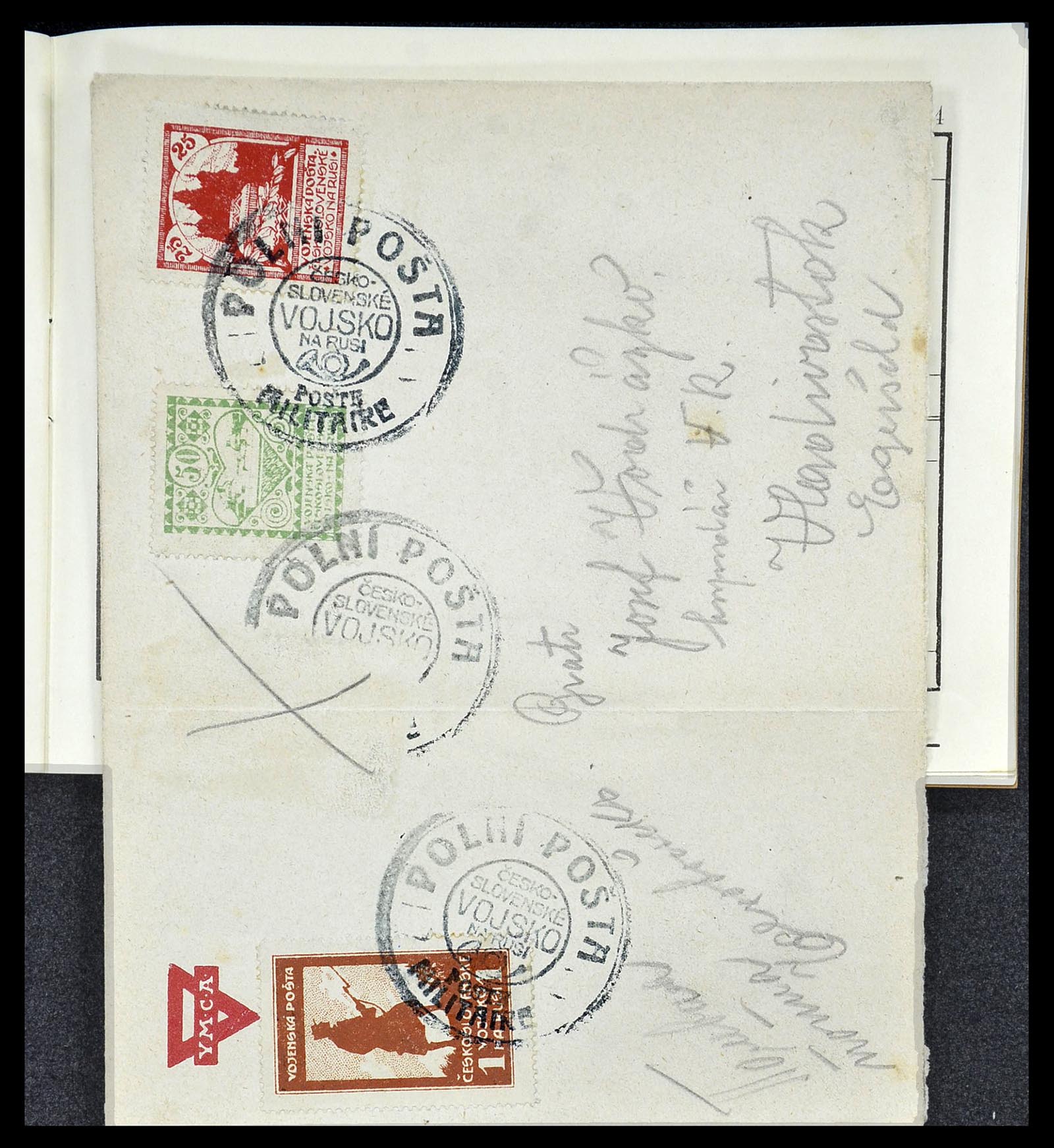 34554 017 - Postzegelverzameling 34554 Tsjechoslowaaks legioen in Siberië 1919-19