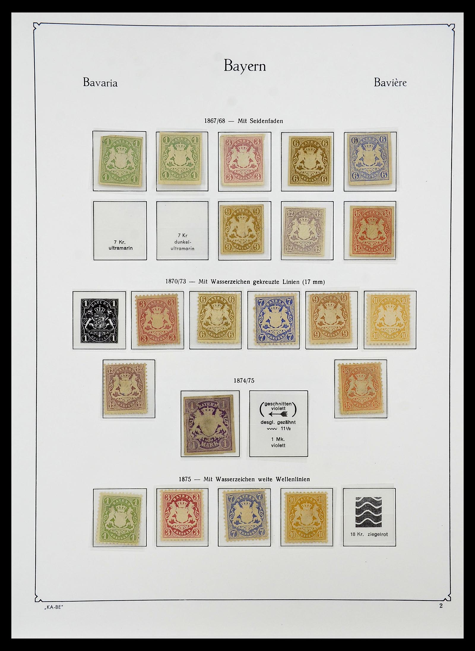 34555 004 - Postzegelverzameling 34555 Oud Duitse Staten 1850-1920.