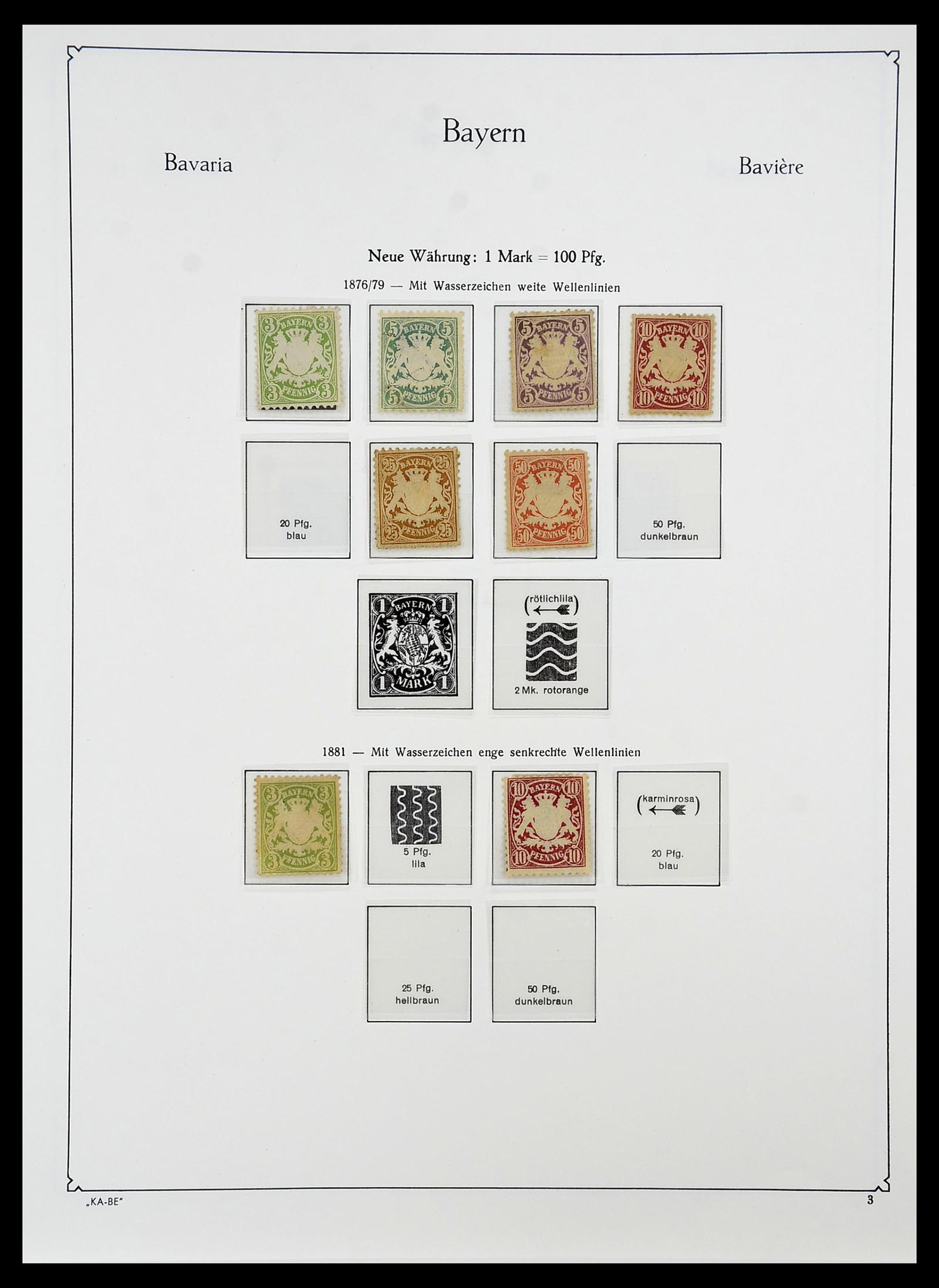 34555 005 - Stamp Collection 34555 Old German States 1850-1920.