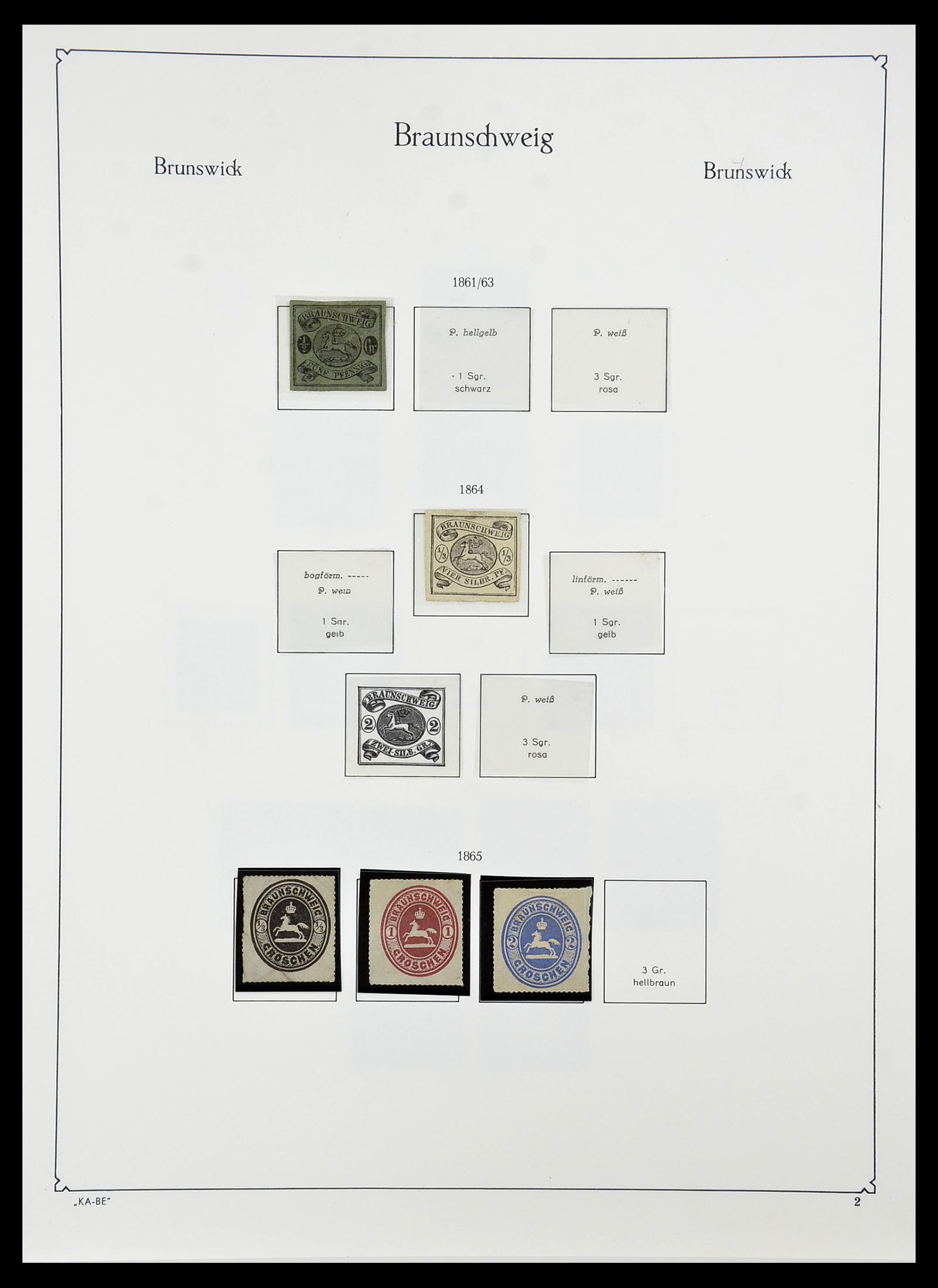34555 008 - Postzegelverzameling 34555 Oud Duitse Staten 1850-1920.