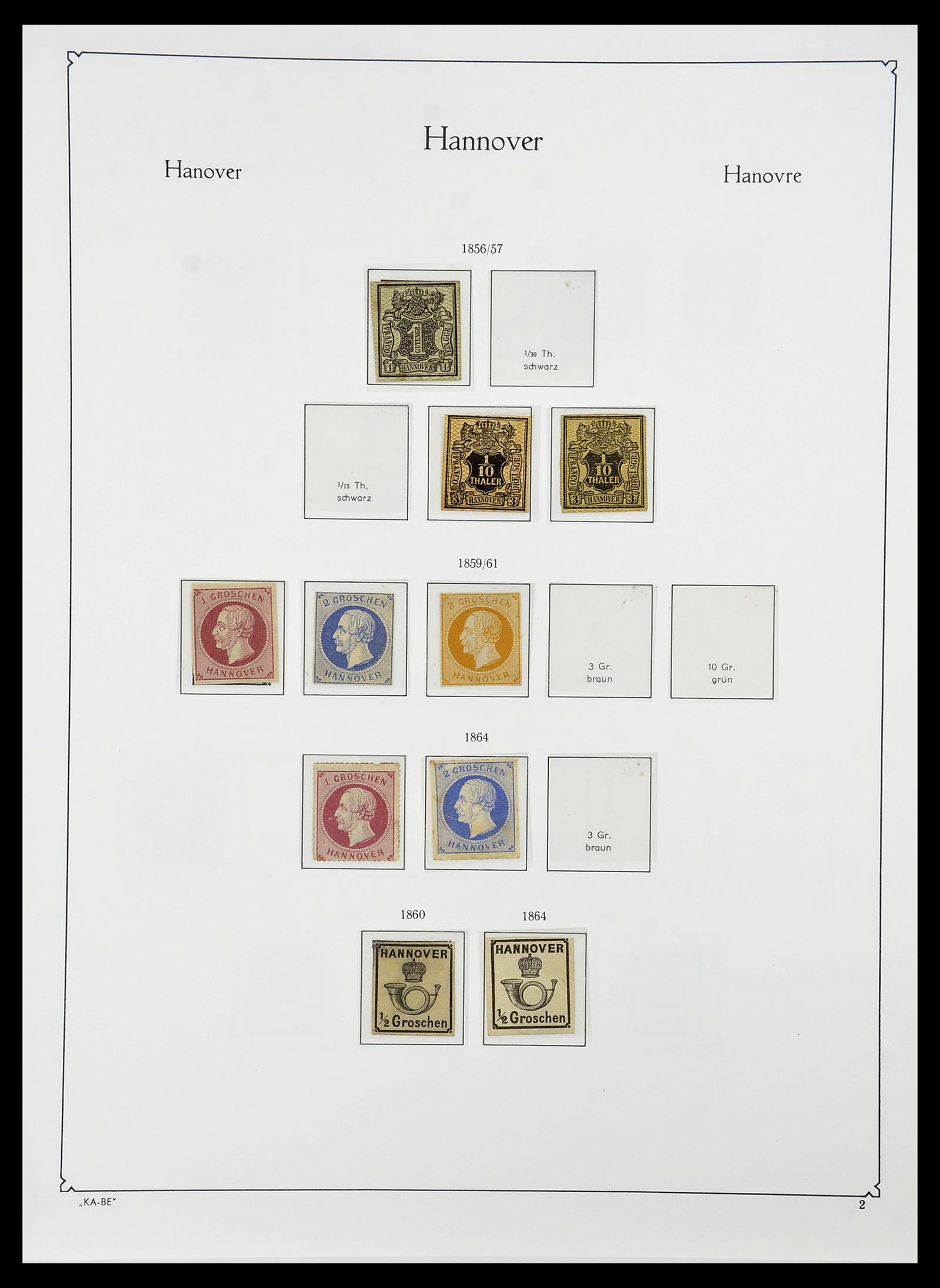 34555 012 - Postzegelverzameling 34555 Oud Duitse Staten 1850-1920.