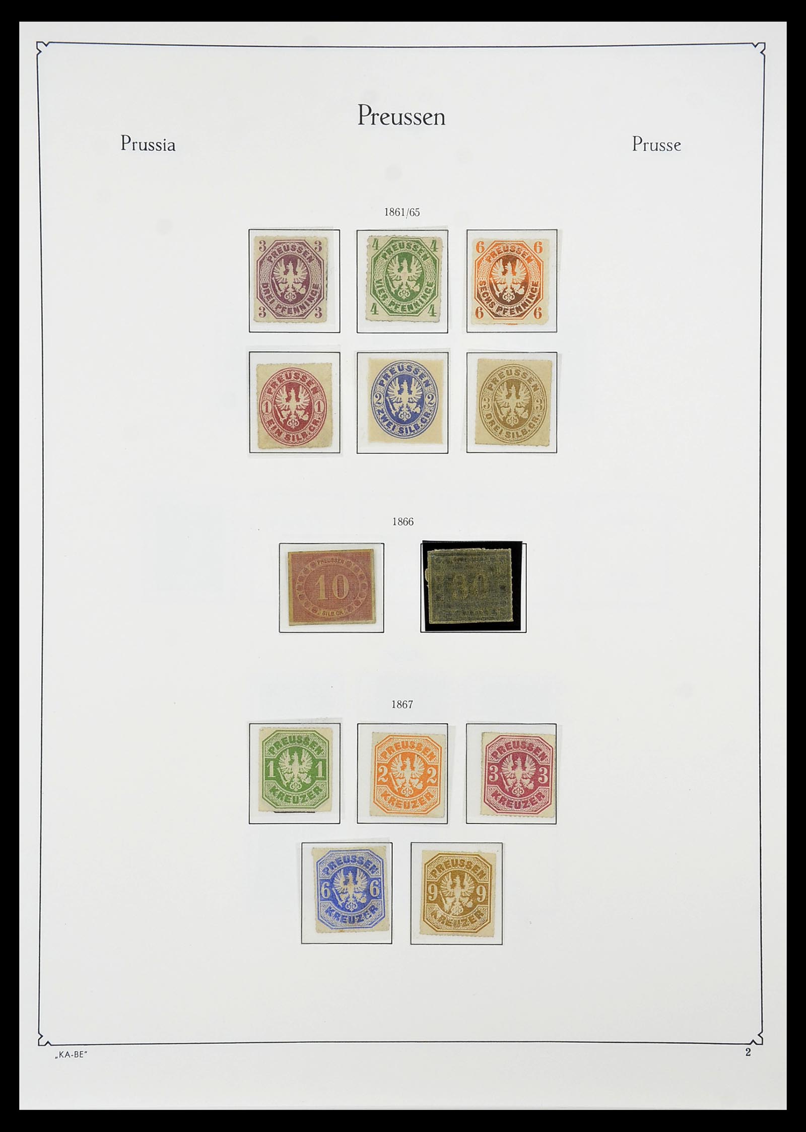 34555 021 - Postzegelverzameling 34555 Oud Duitse Staten 1850-1920.