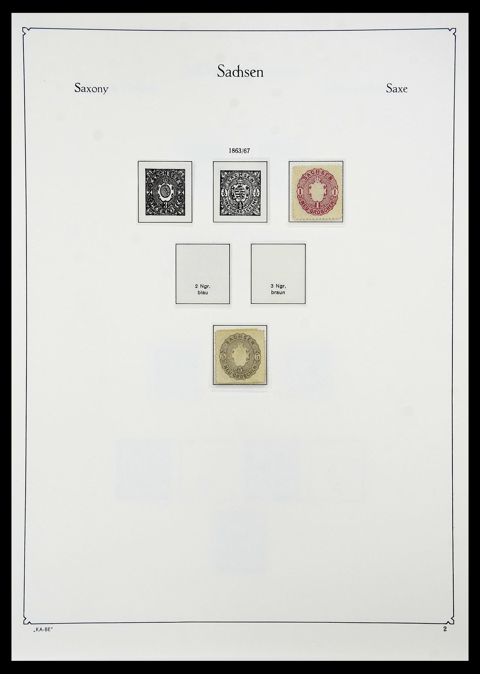 34555 023 - Postzegelverzameling 34555 Oud Duitse Staten 1850-1920.