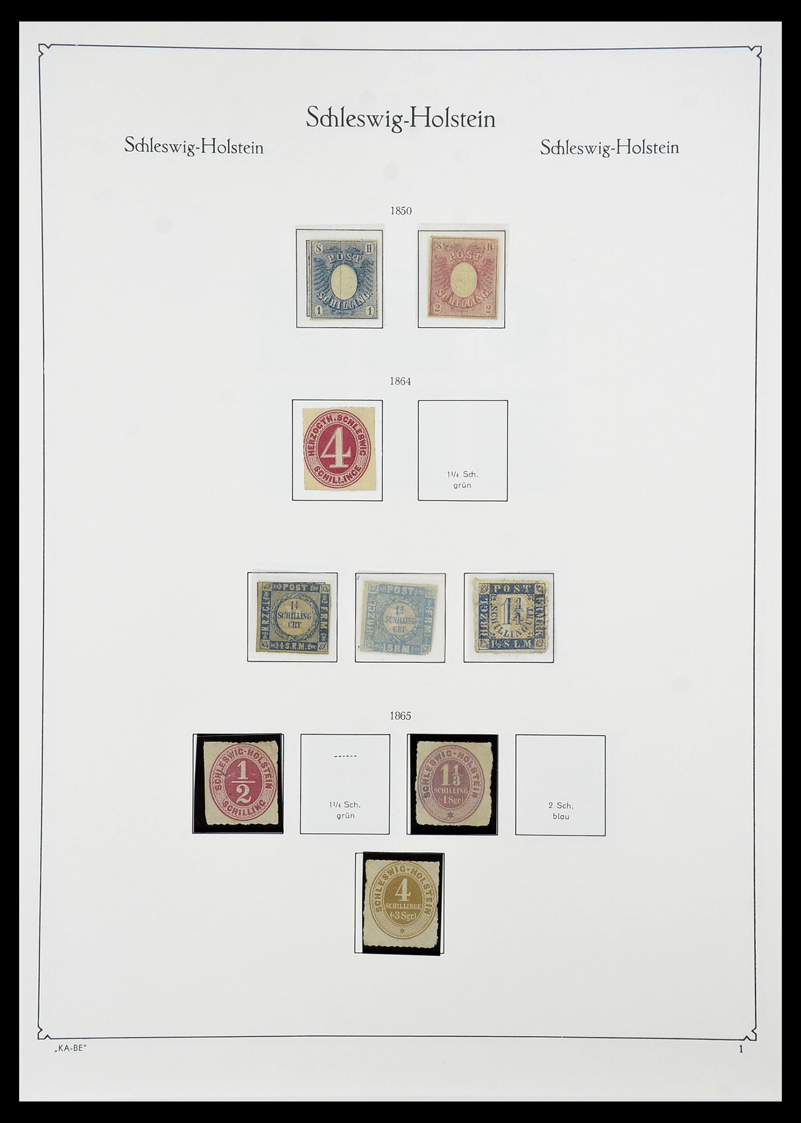 34555 024 - Postzegelverzameling 34555 Oud Duitse Staten 1850-1920.