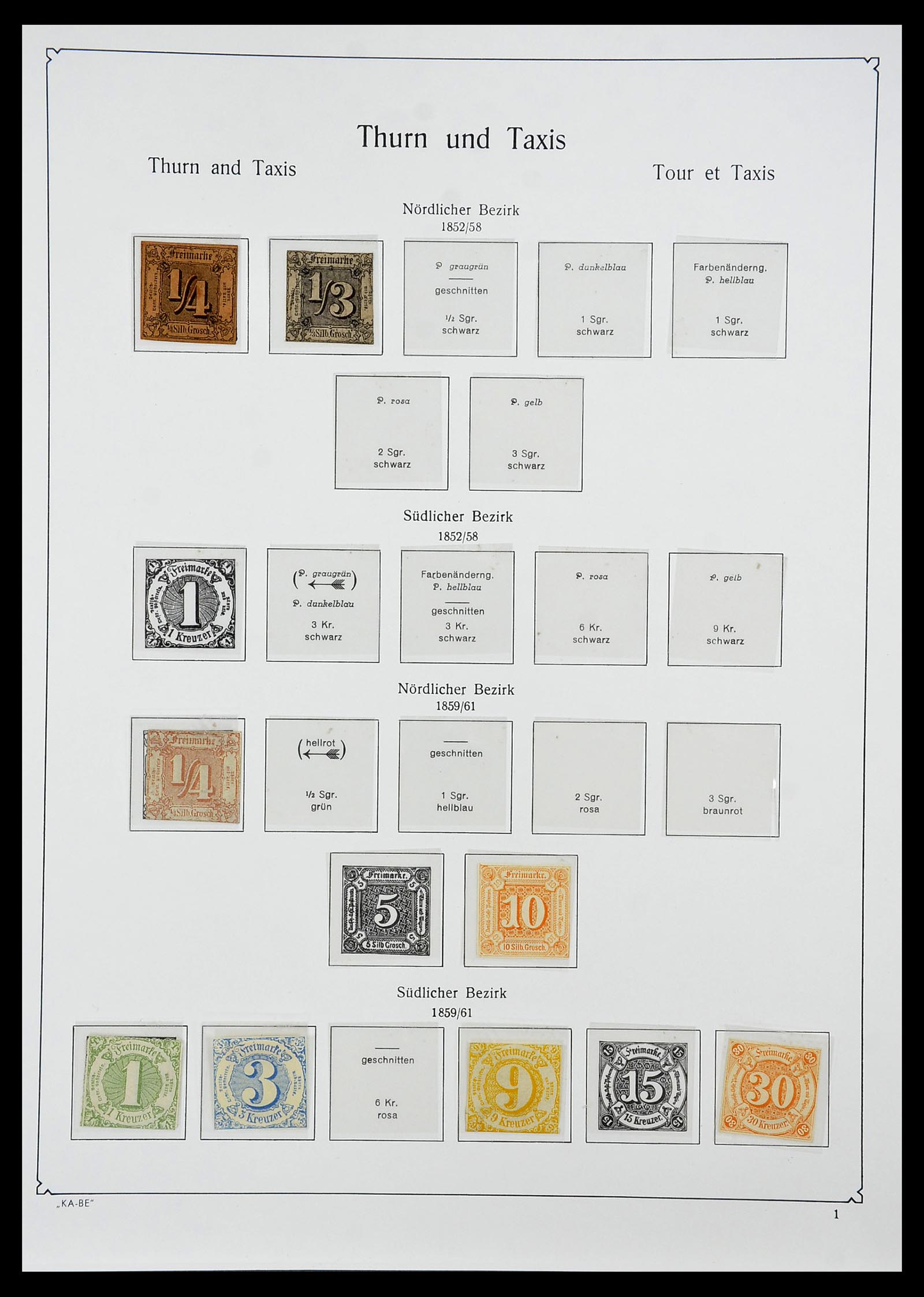 34555 026 - Postzegelverzameling 34555 Oud Duitse Staten 1850-1920.