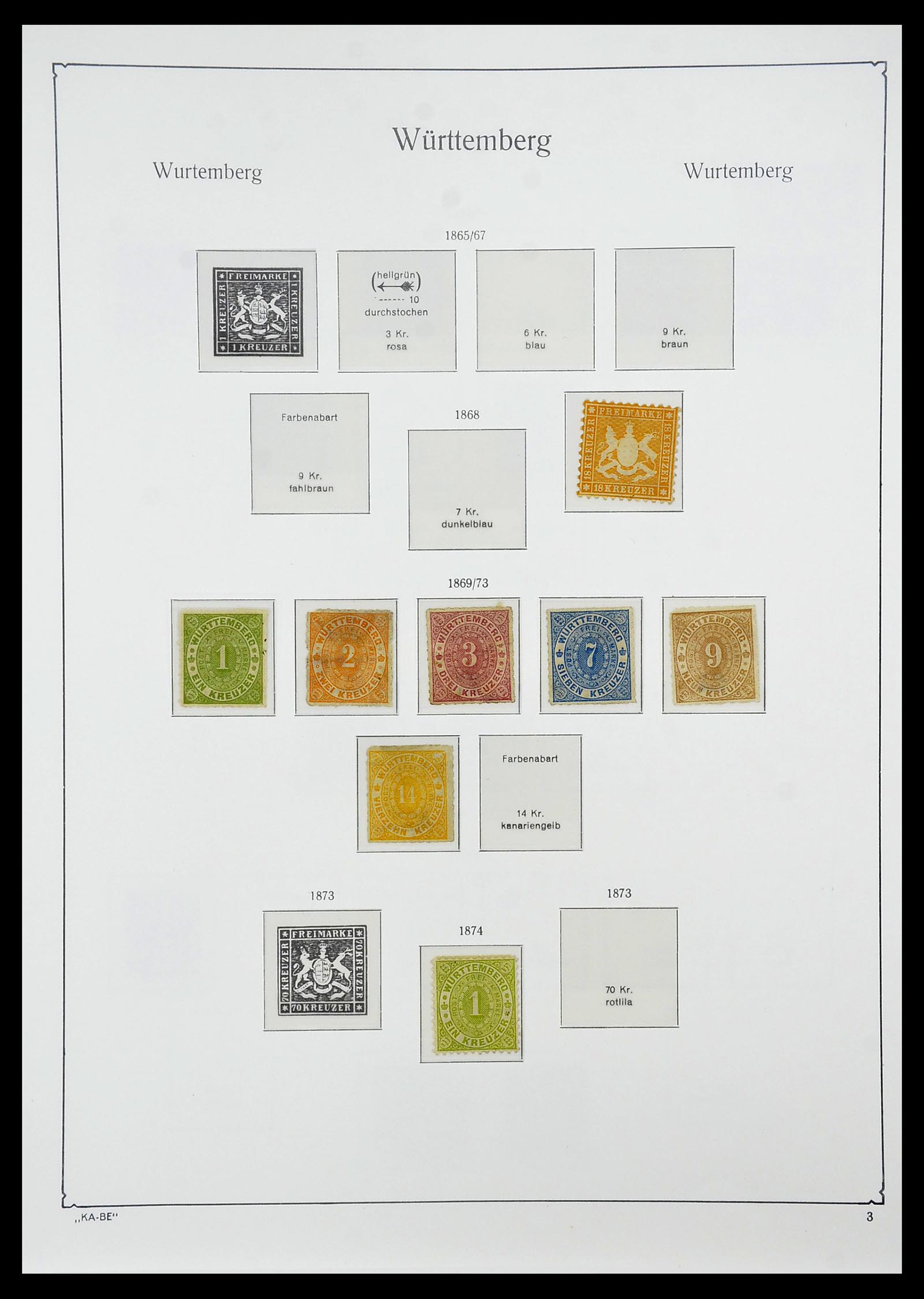 34555 029 - Postzegelverzameling 34555 Oud Duitse Staten 1850-1920.