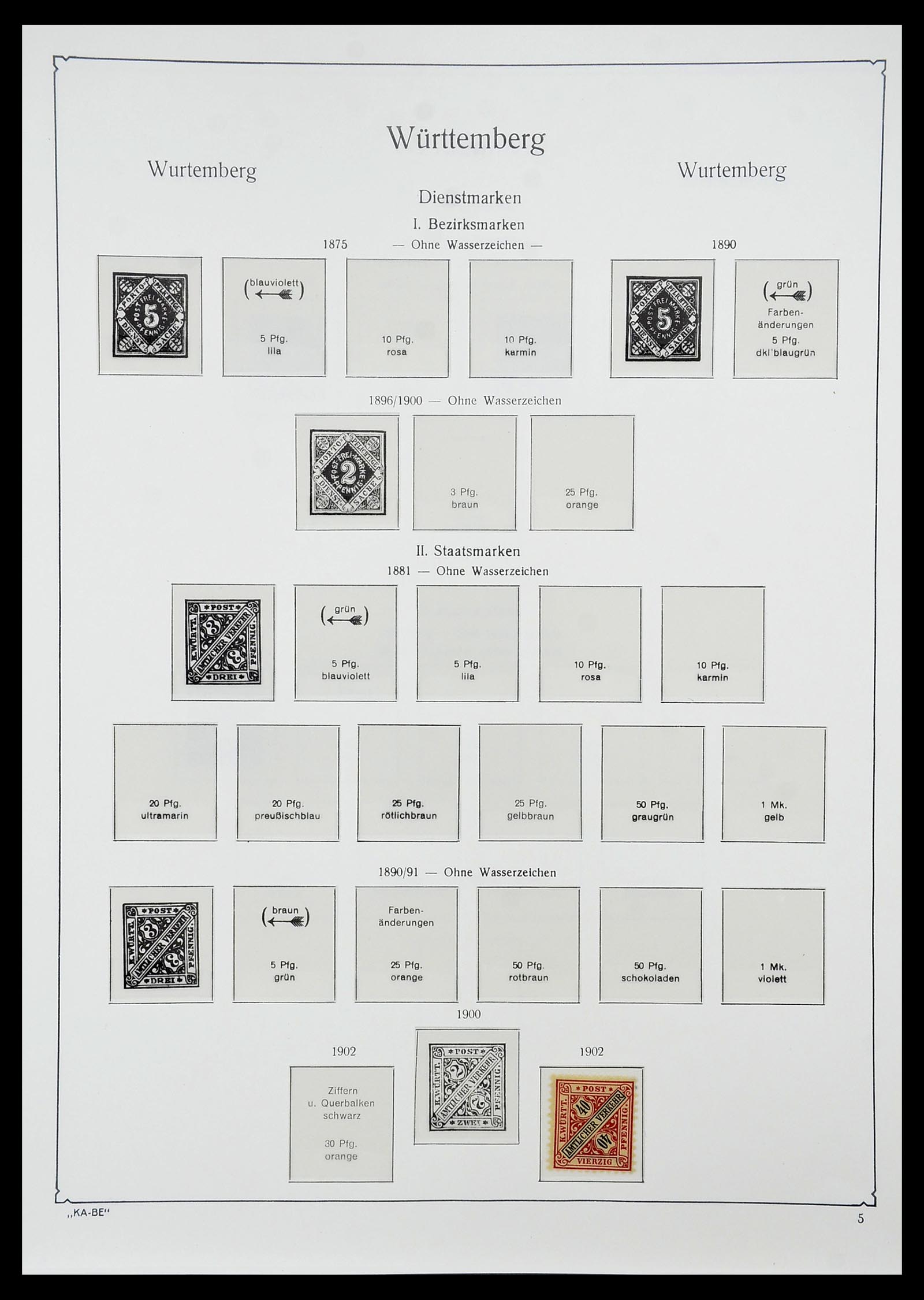 34555 031 - Postzegelverzameling 34555 Oud Duitse Staten 1850-1920.