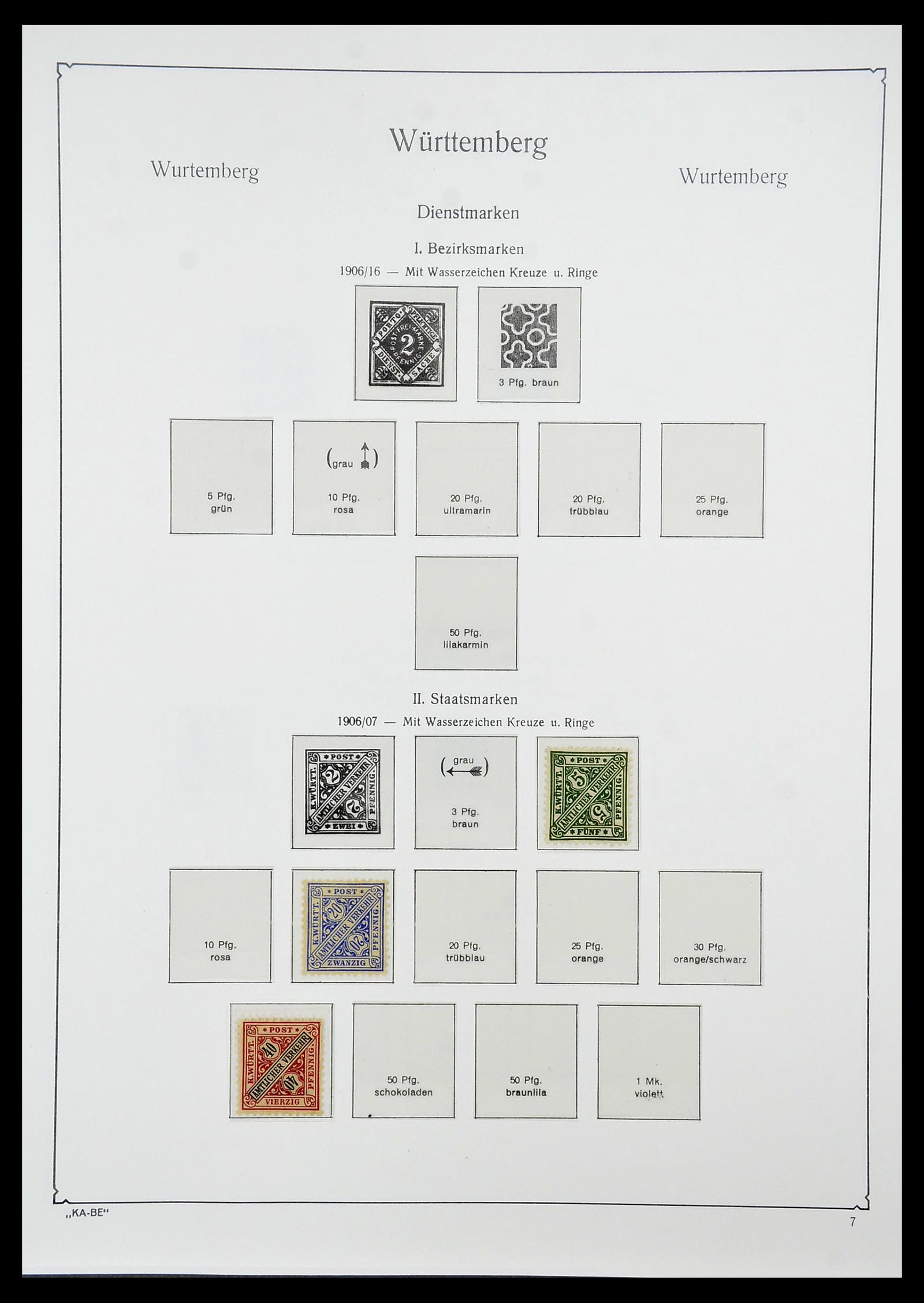 34555 032 - Postzegelverzameling 34555 Oud Duitse Staten 1850-1920.